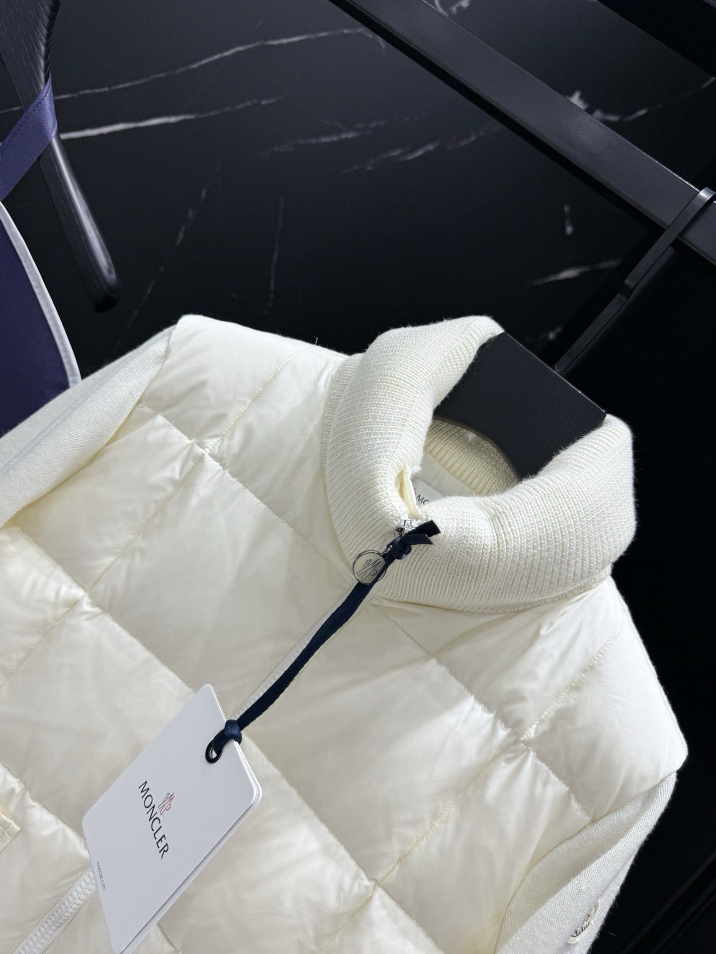 Dark Blue and White Jacket