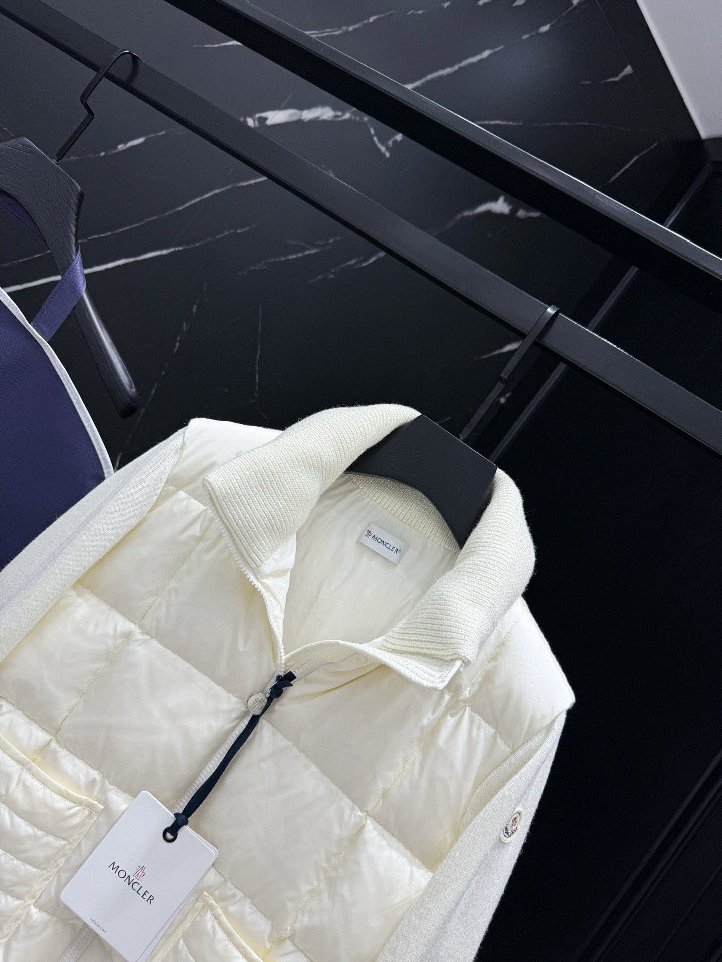 Dark Blue and White Jacket