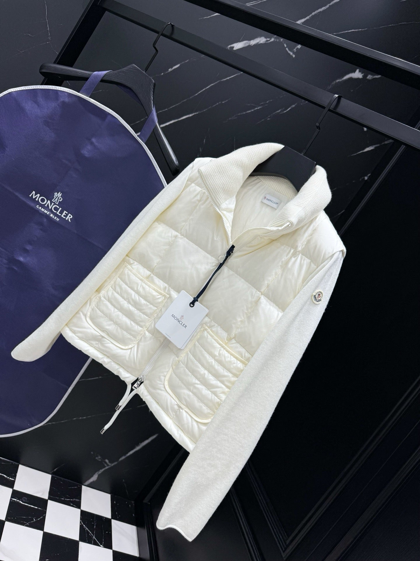 Dark Blue and White Jacket