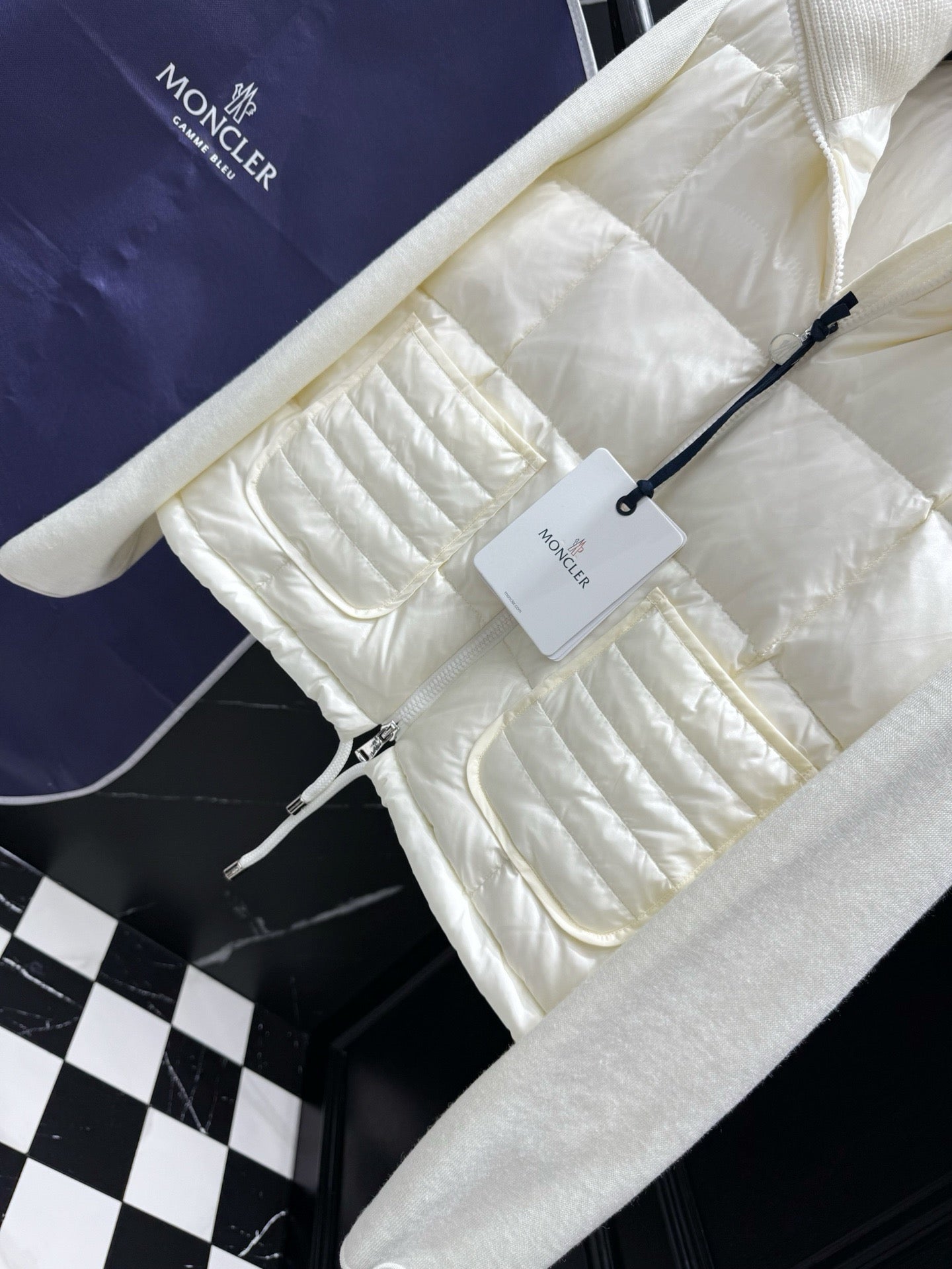 Dark Blue and White Jacket