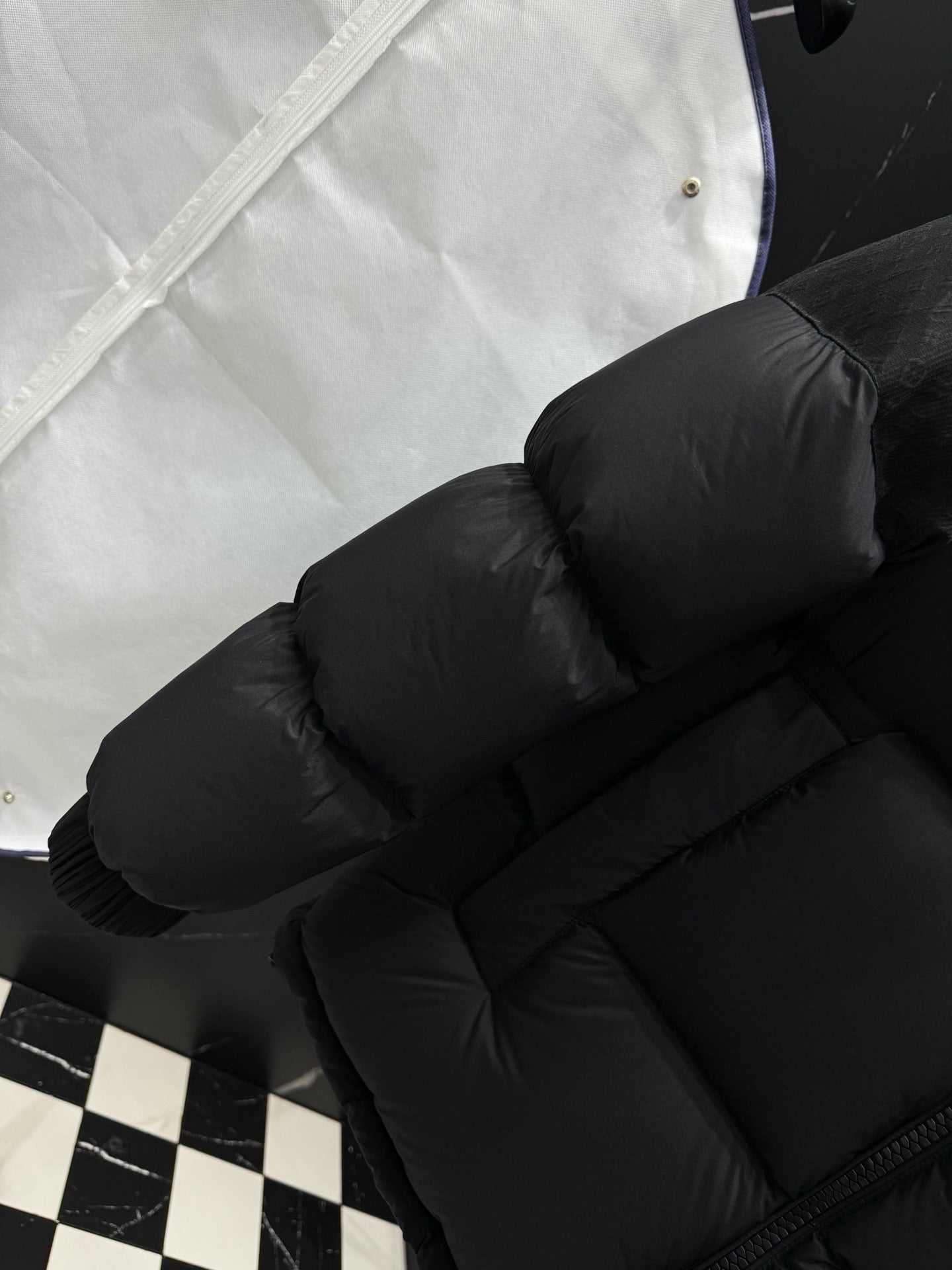 Black and Dark Blue Jacket