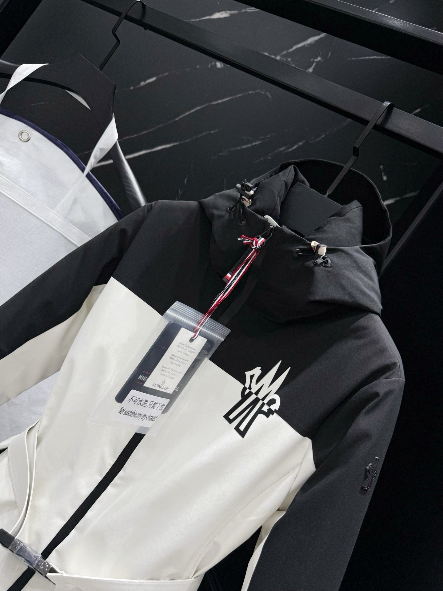 Black White and Pink White Jacket