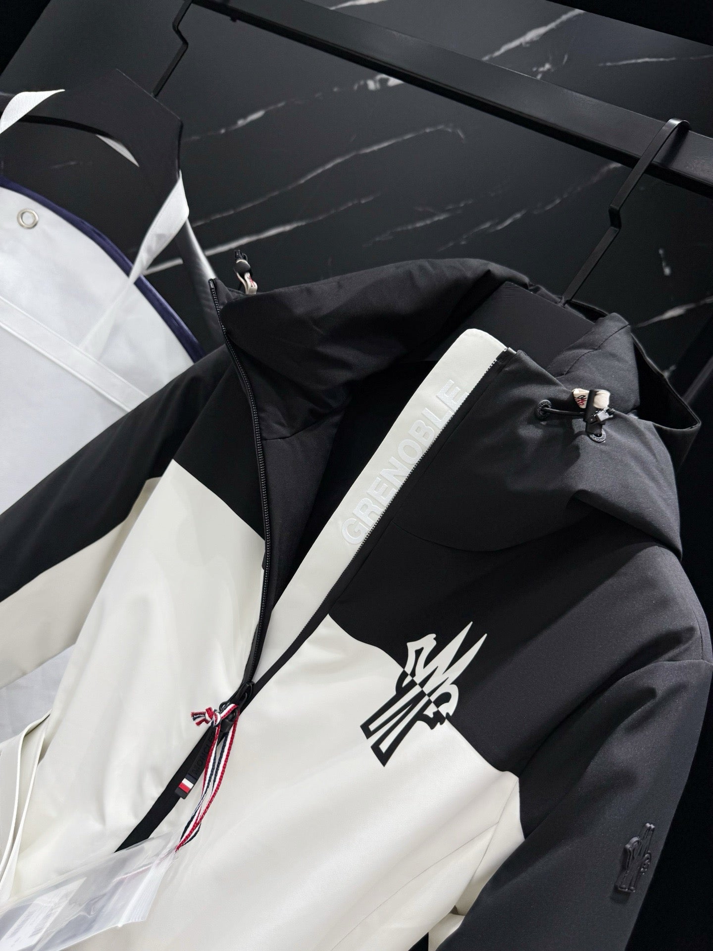 Black White and Pink White Jacket