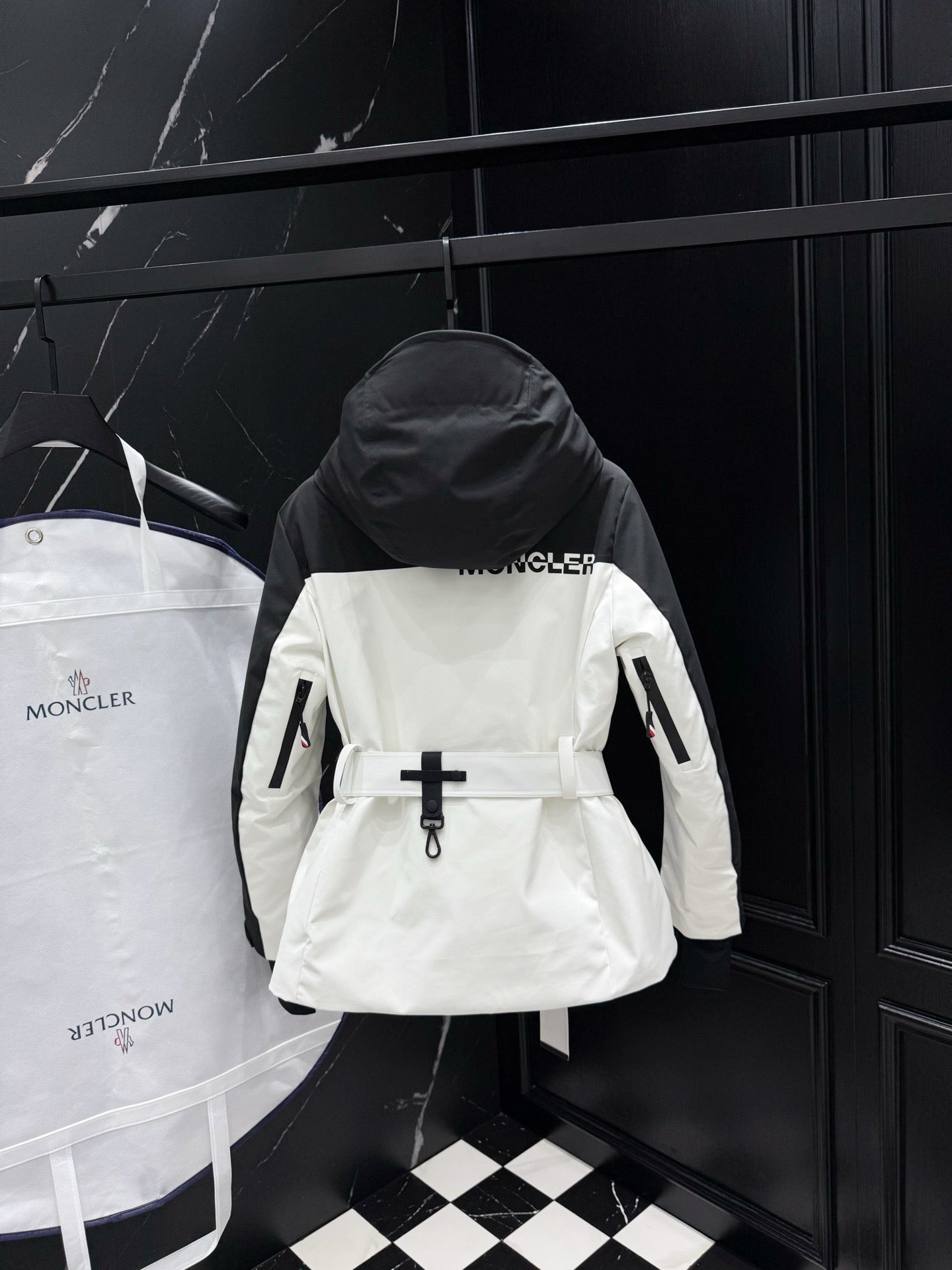 Black White and Pink White Jacket