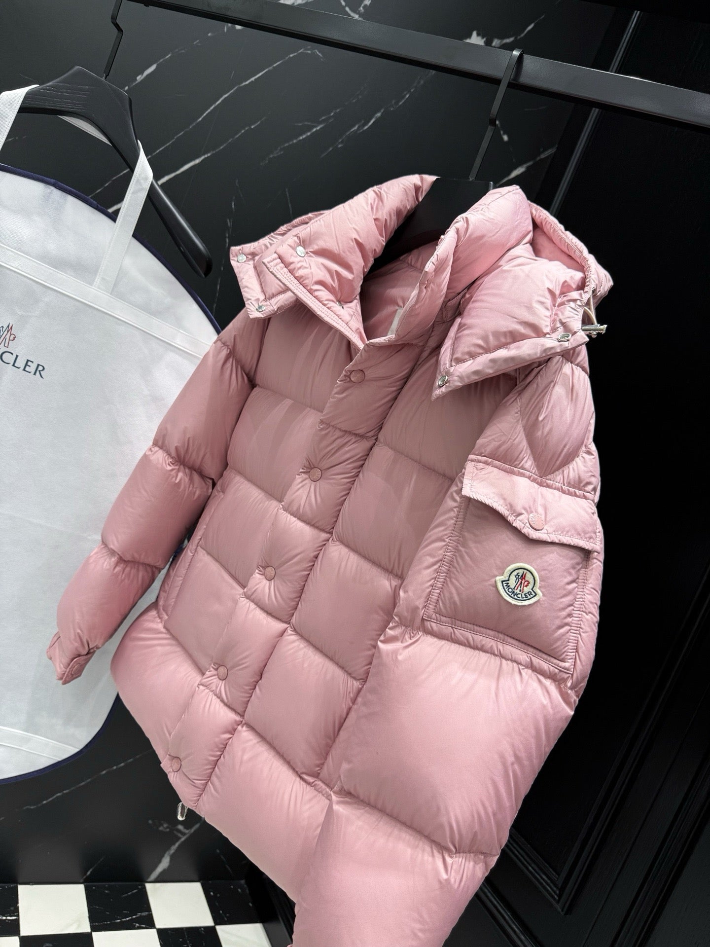 Pink and White Jacket