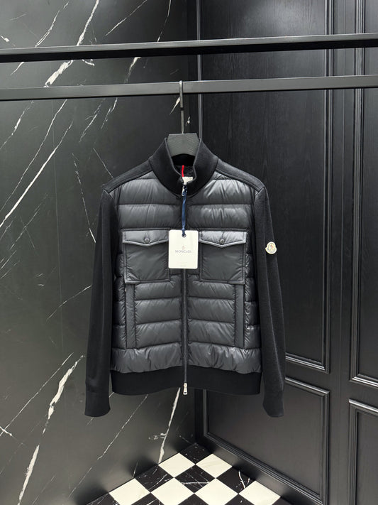 Black Grey and Green Jacket