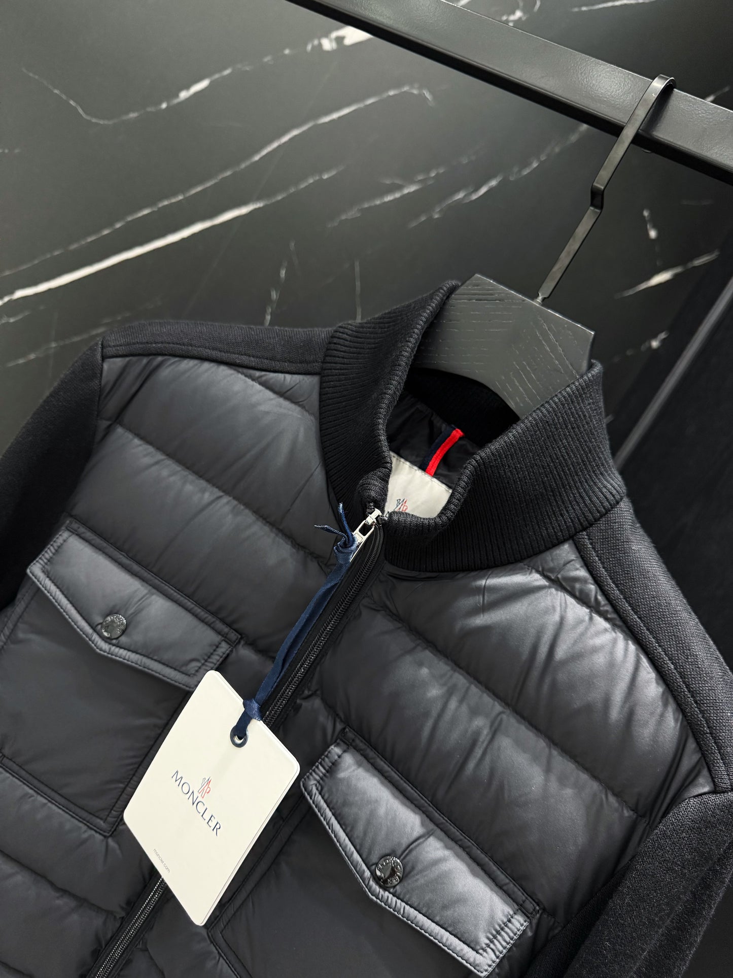 Black Grey and Green Jacket