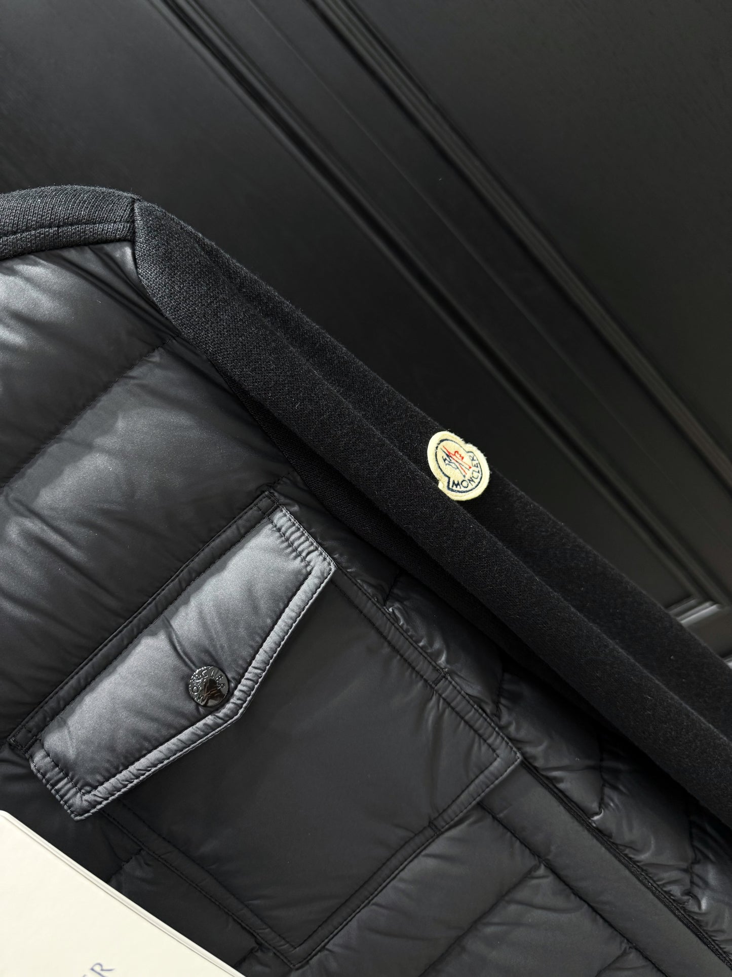 Black Grey and Green Jacket