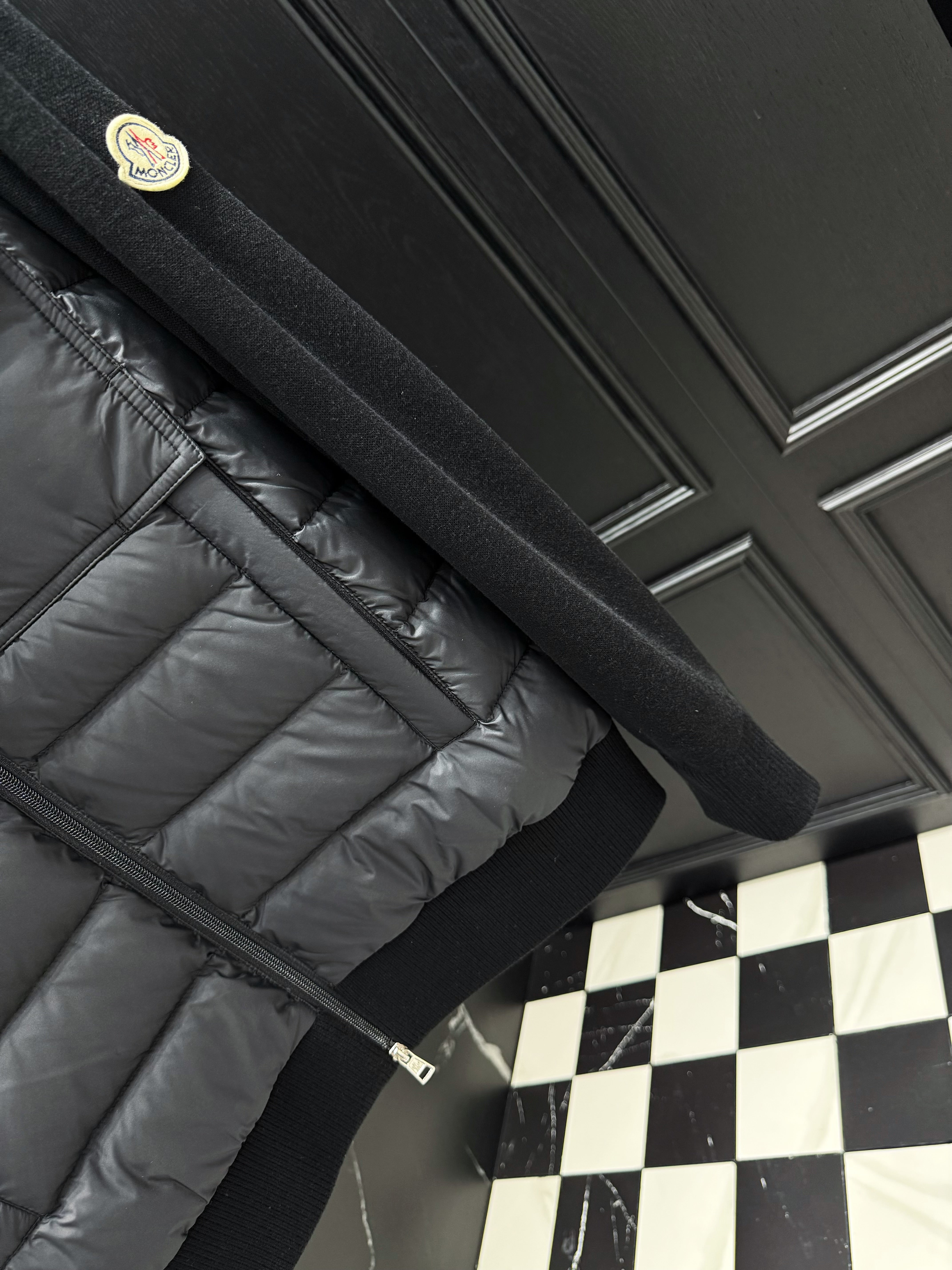 Black Grey and Green Jacket