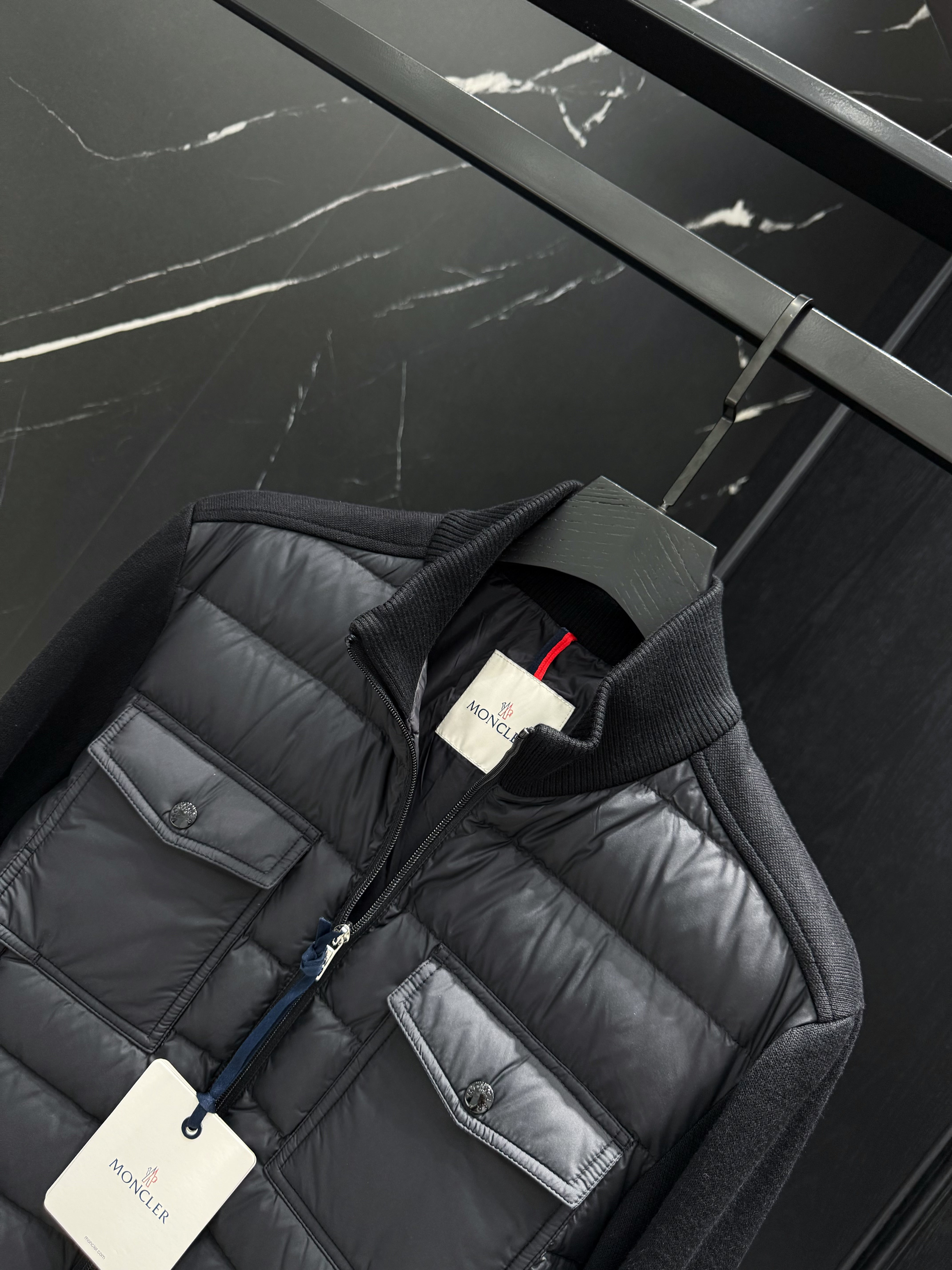 Black Grey and Green Jacket