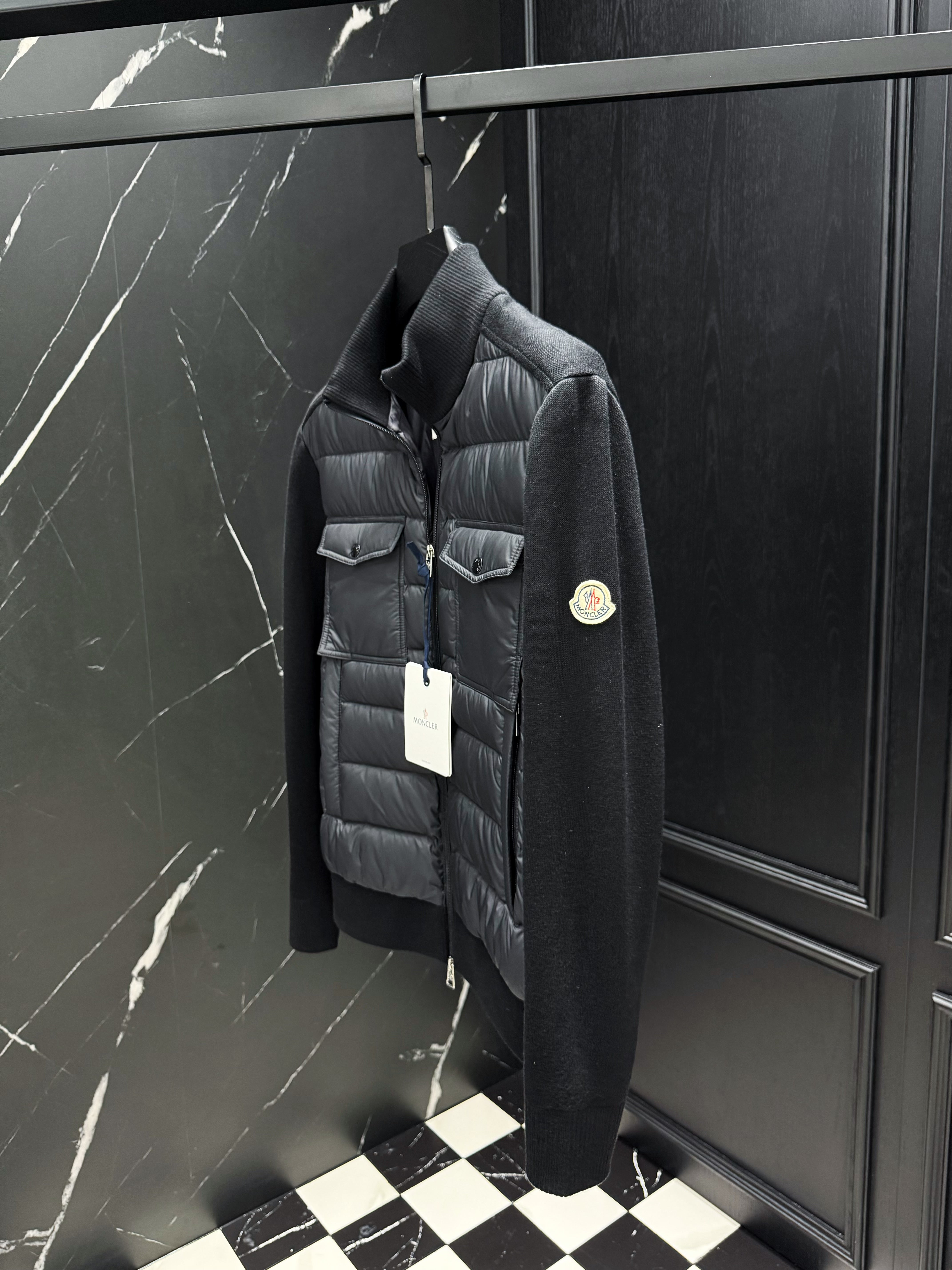 Black Grey and Green Jacket