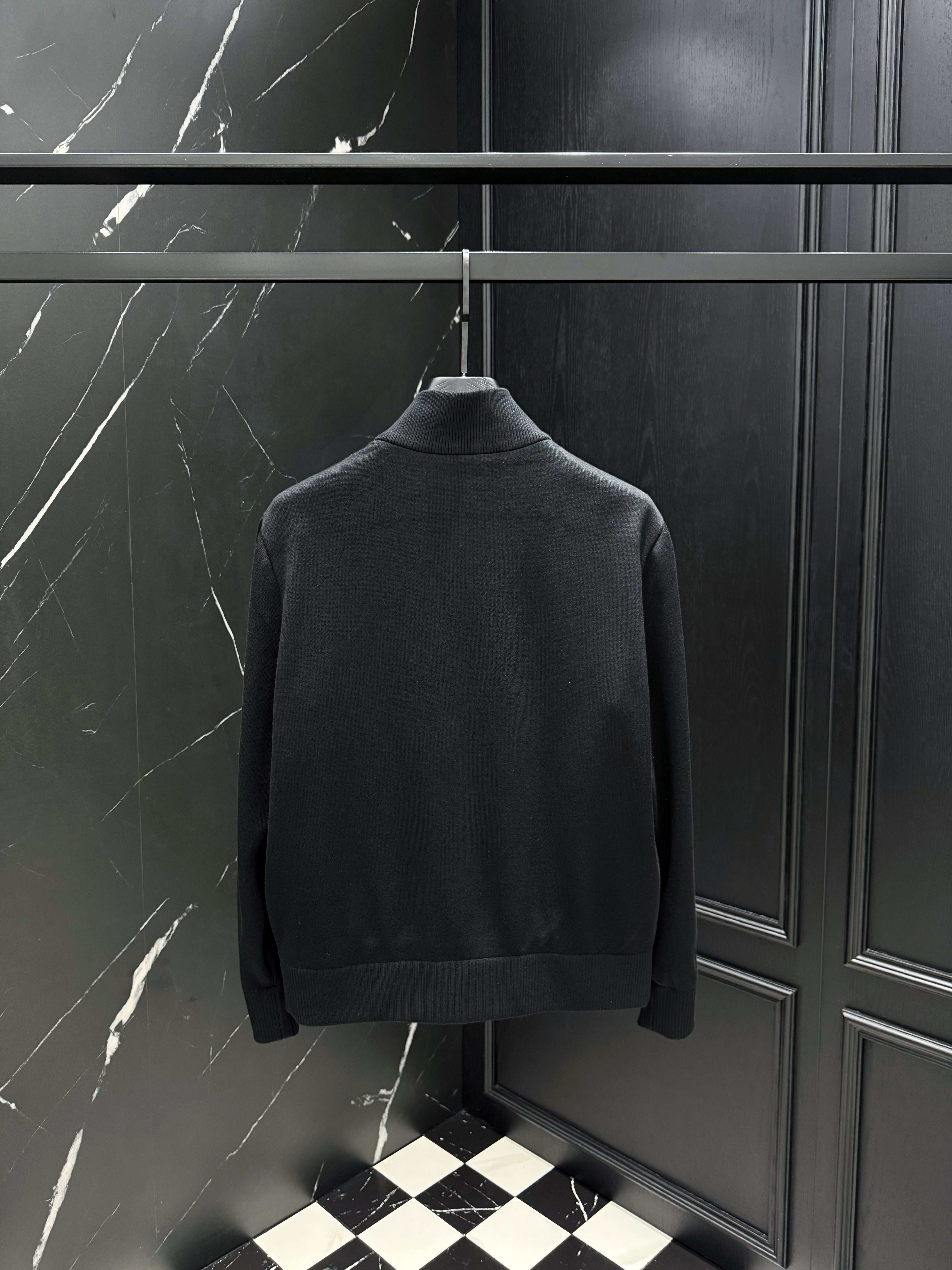 Black Grey and Green Jacket