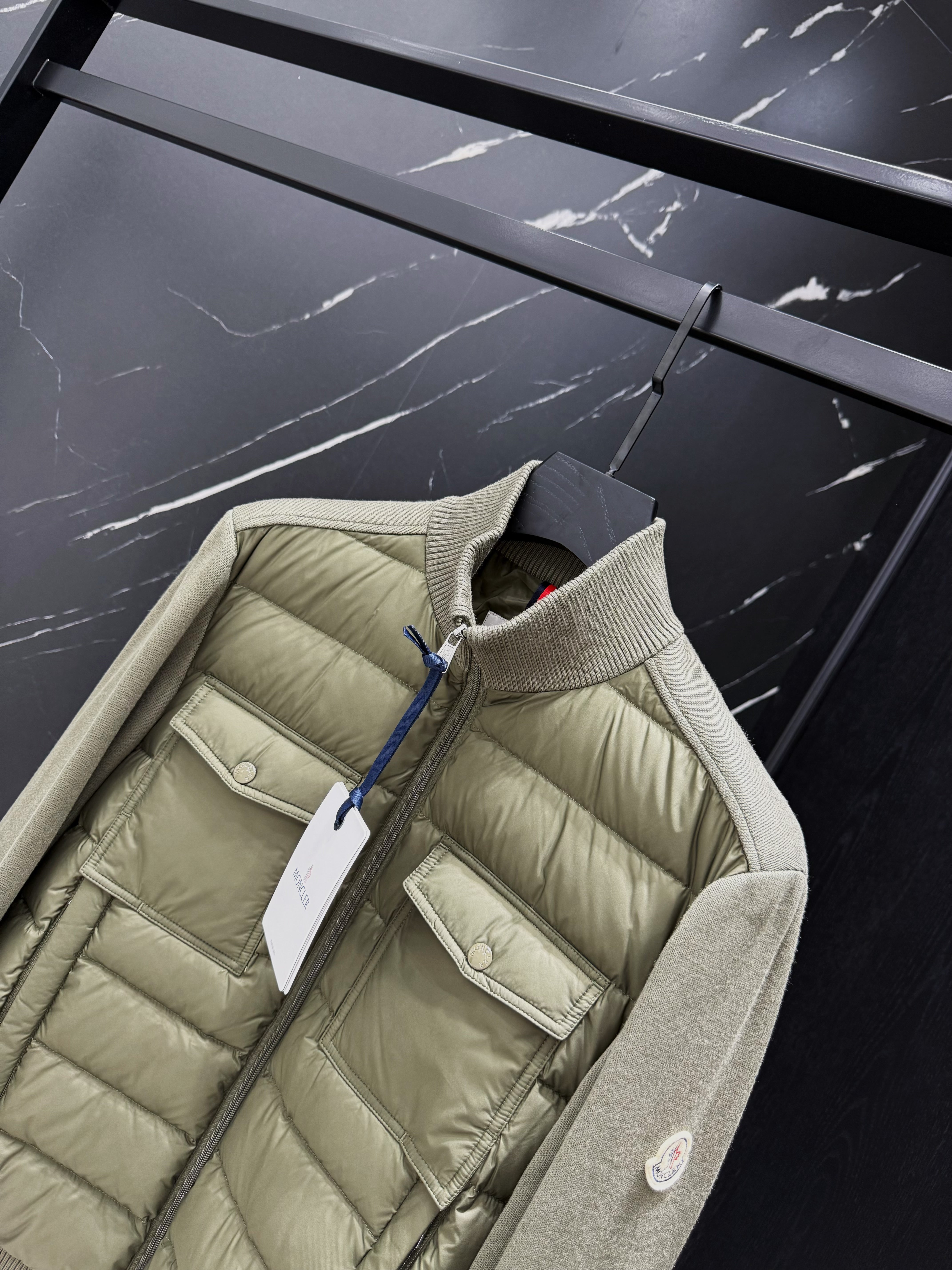 Black Grey and Green Jacket