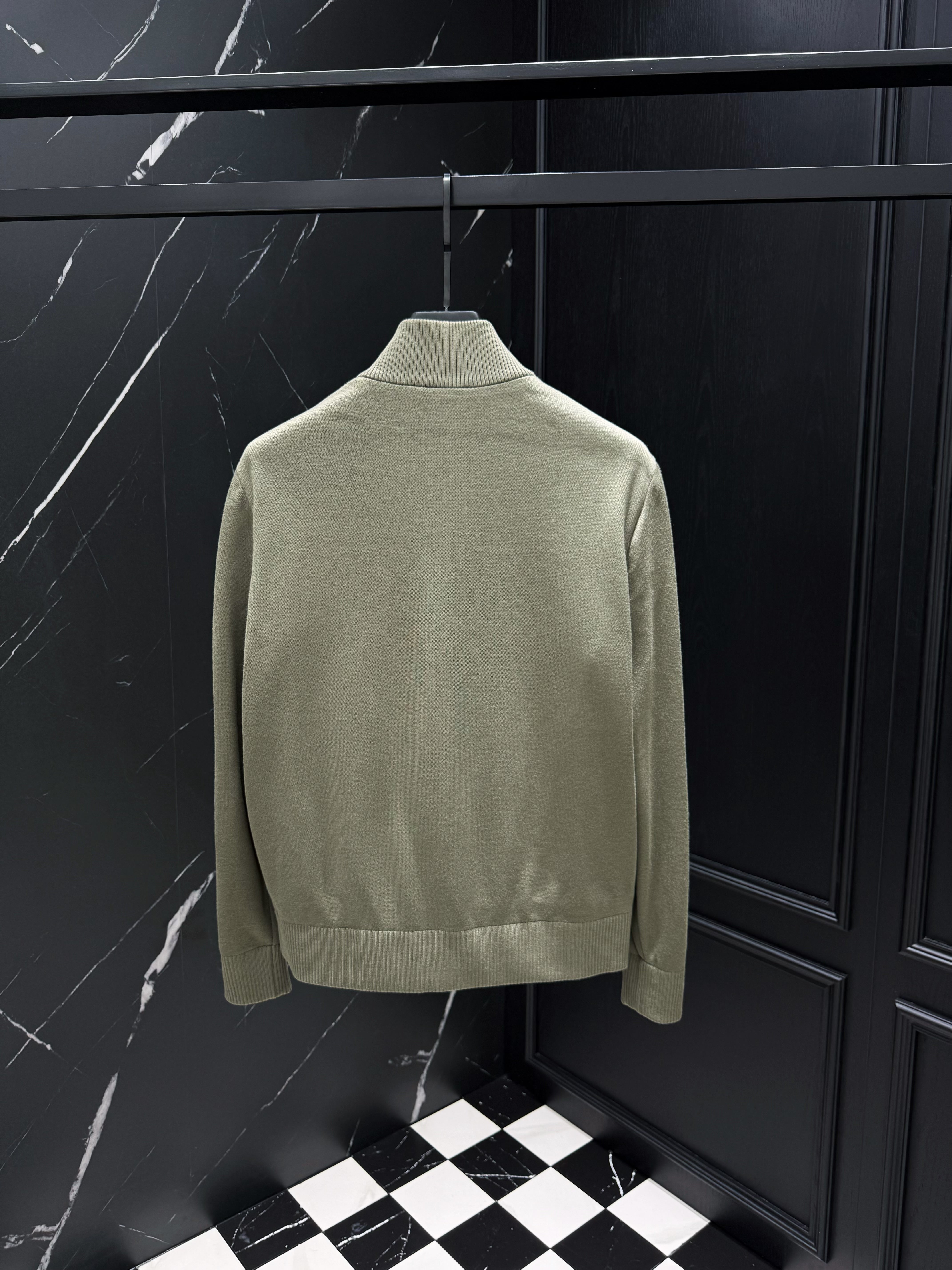 Black Grey and Green Jacket