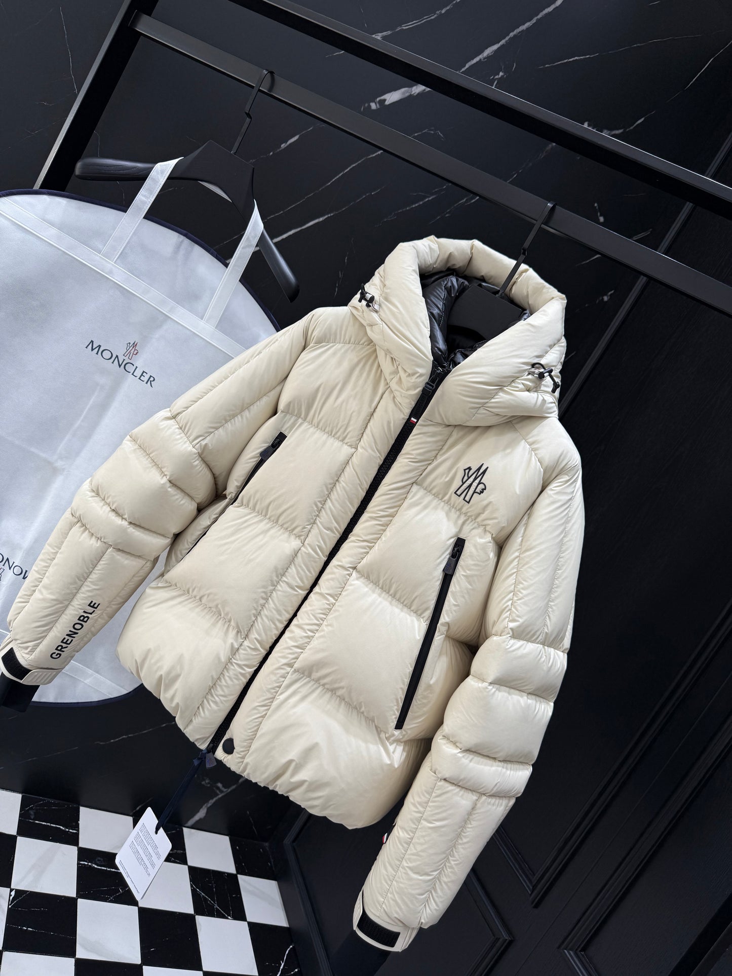 Black and Beige Jacket