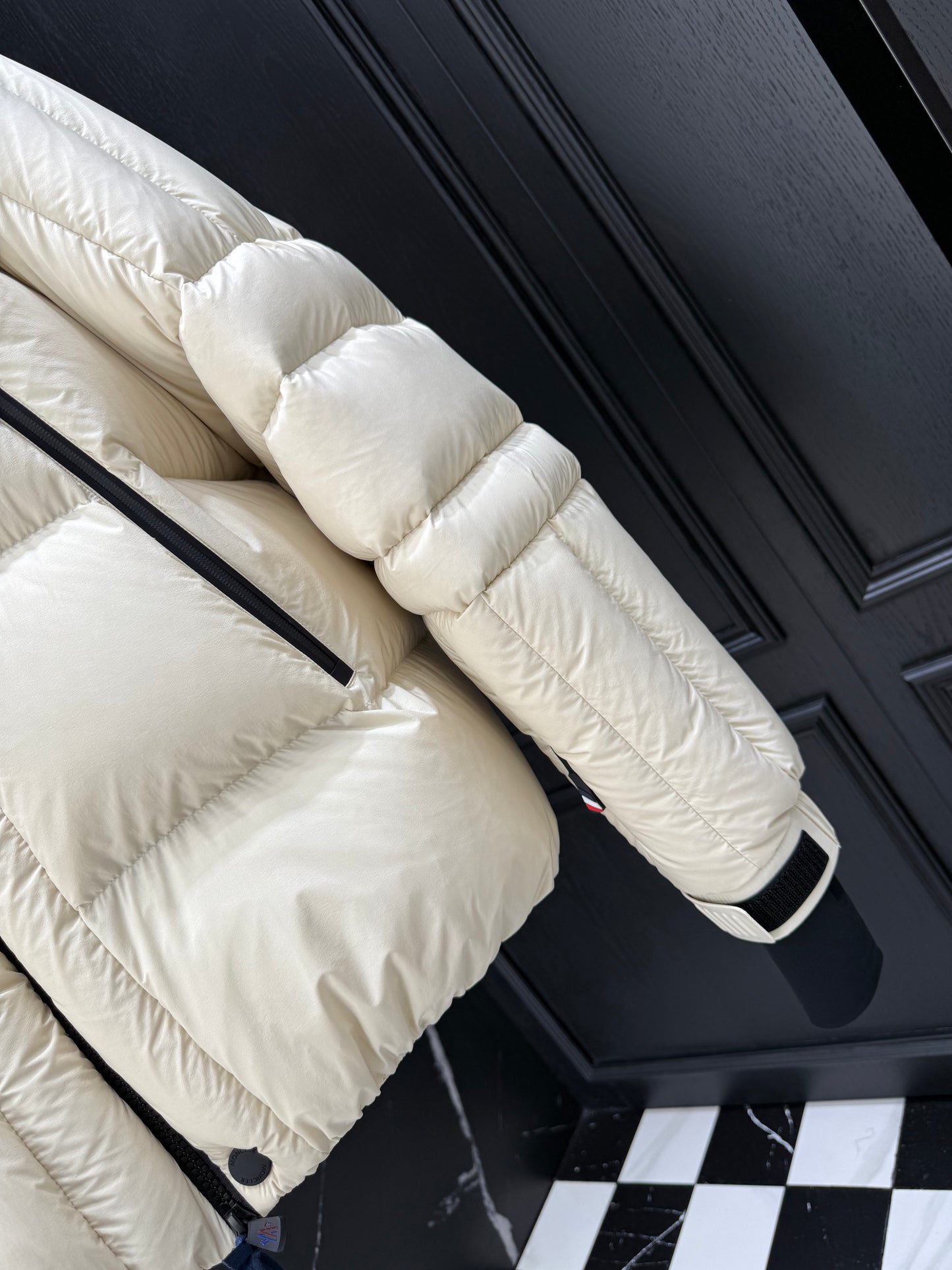 Black and Beige Jacket