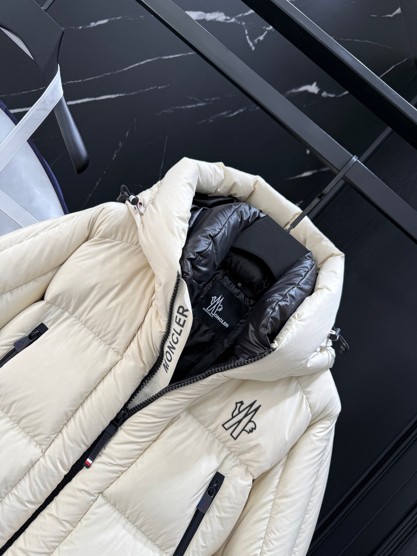 Black and Beige Jacket