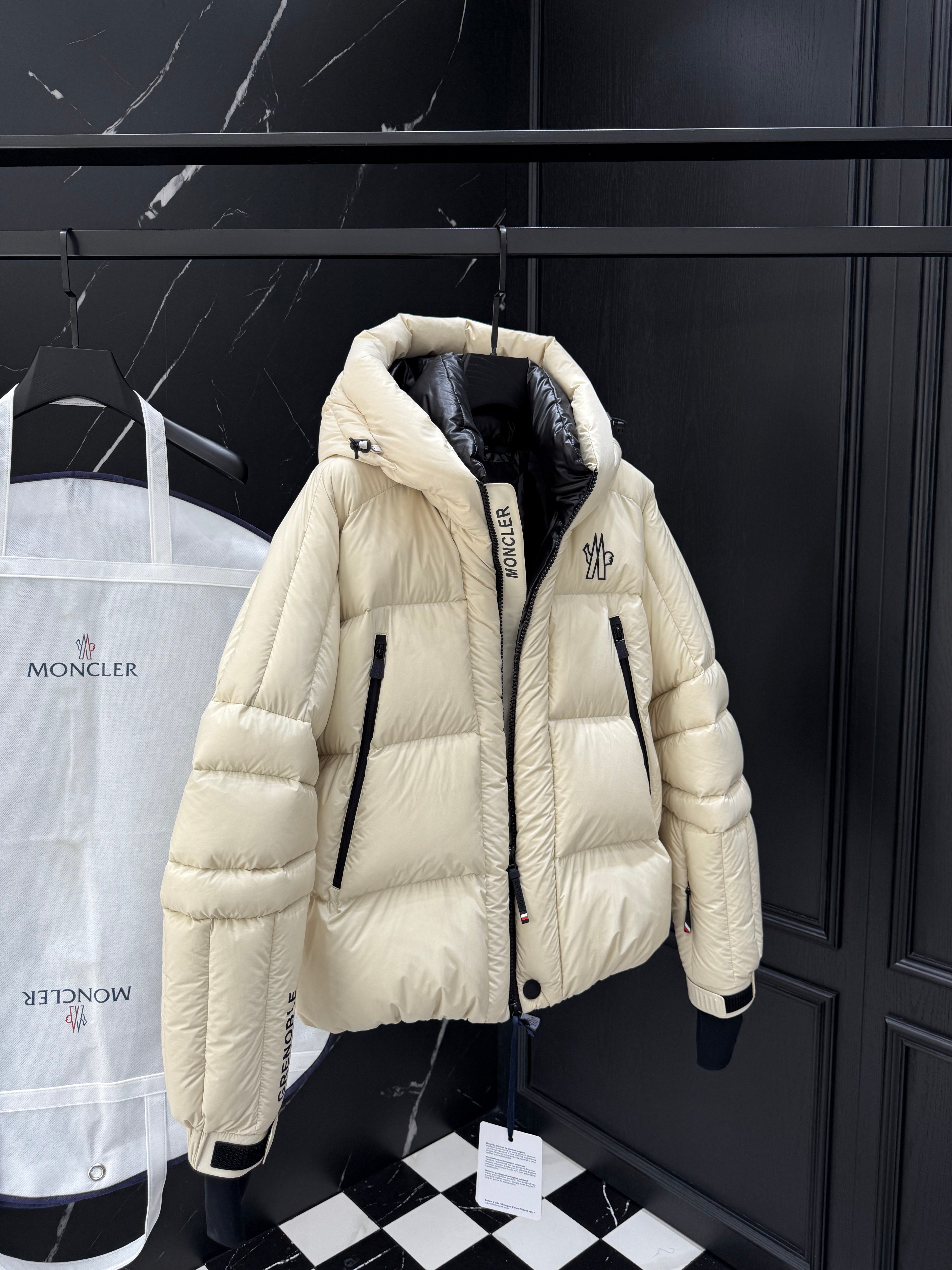 Black and Beige Jacket