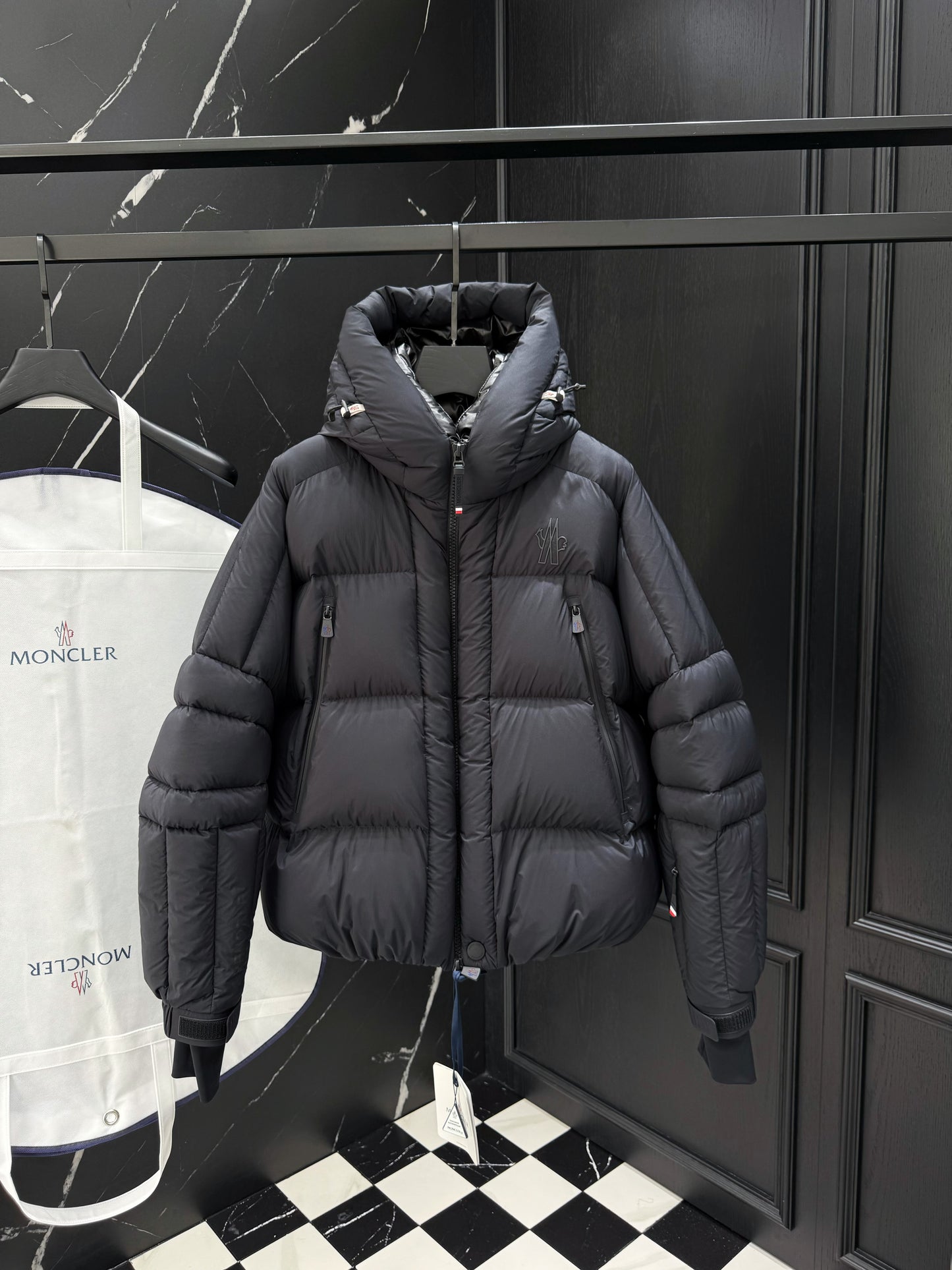 Black and Beige Jacket