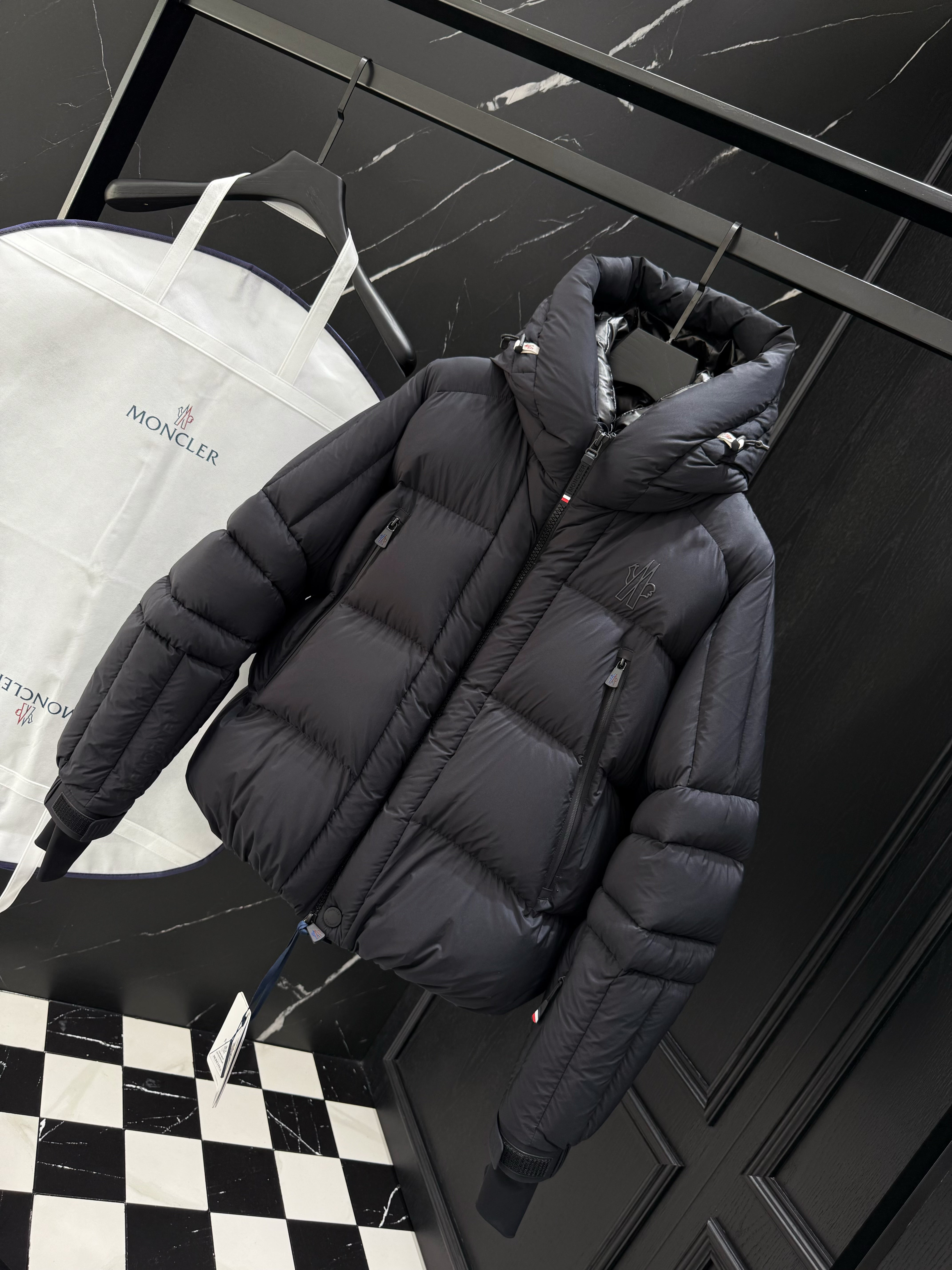 Black and Beige Jacket