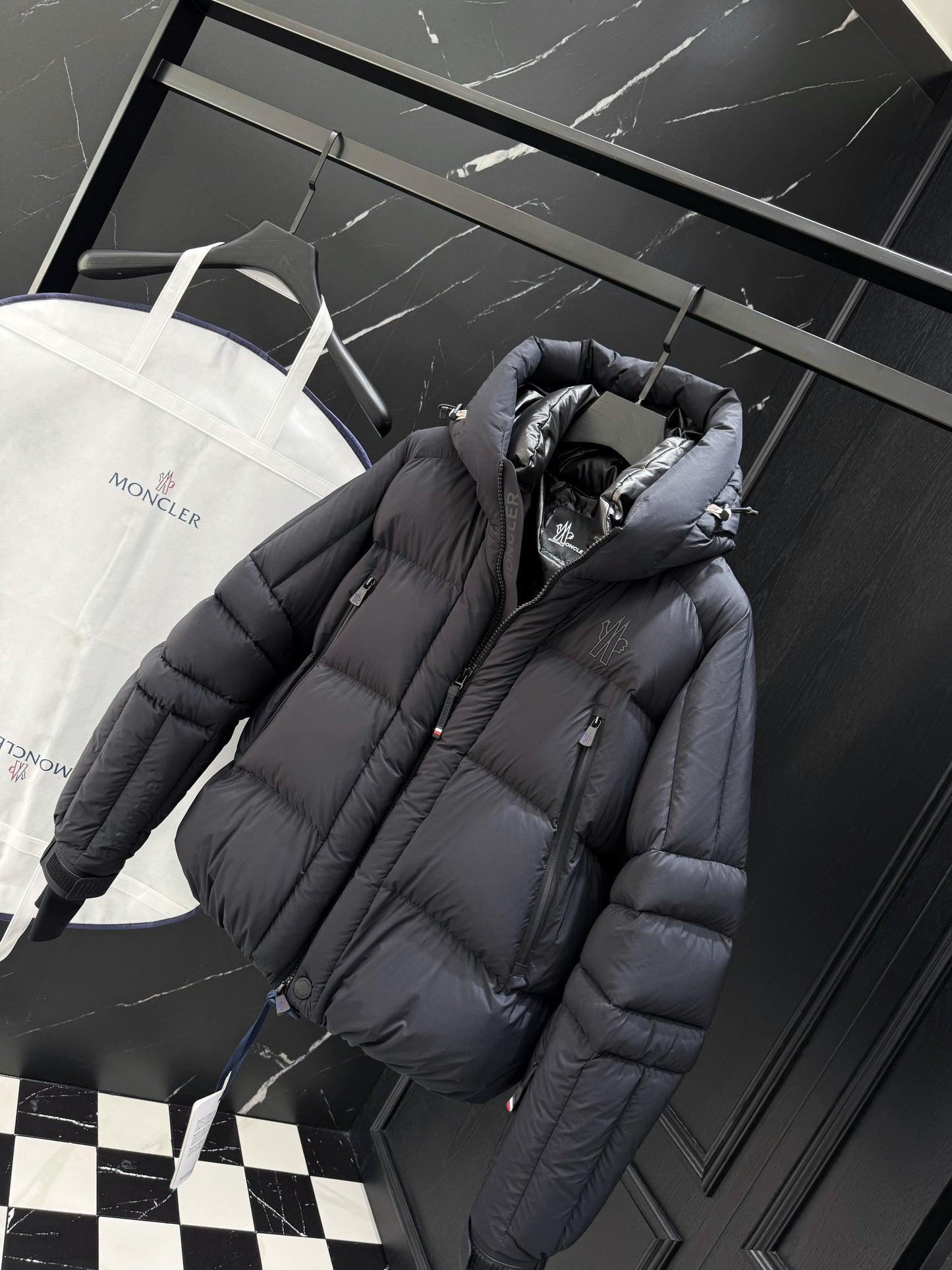 Black and Beige Jacket