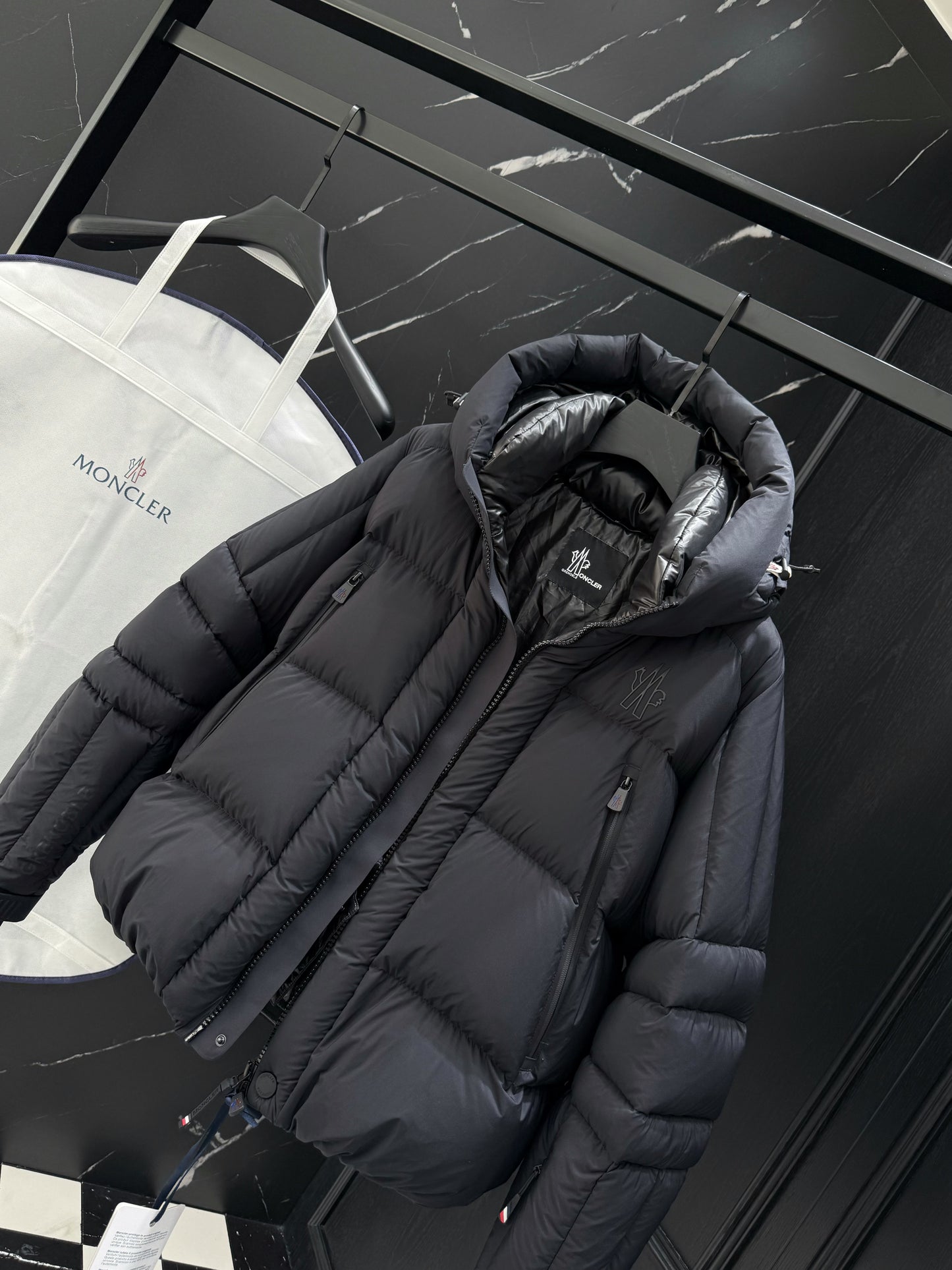 Black and Beige Jacket