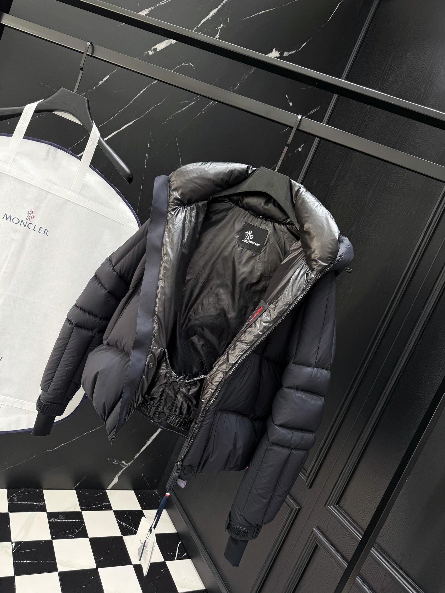 Black and Beige Jacket