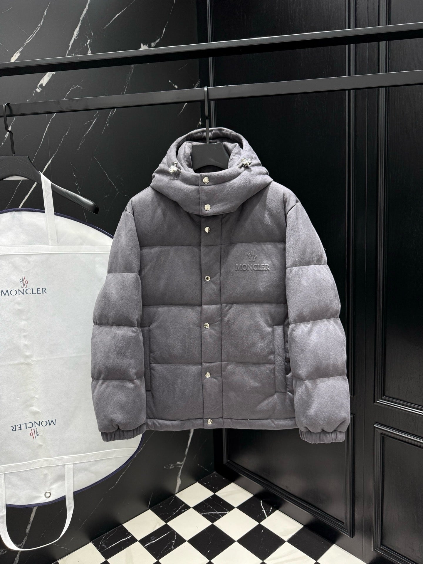 Dark Grey and White Jacket