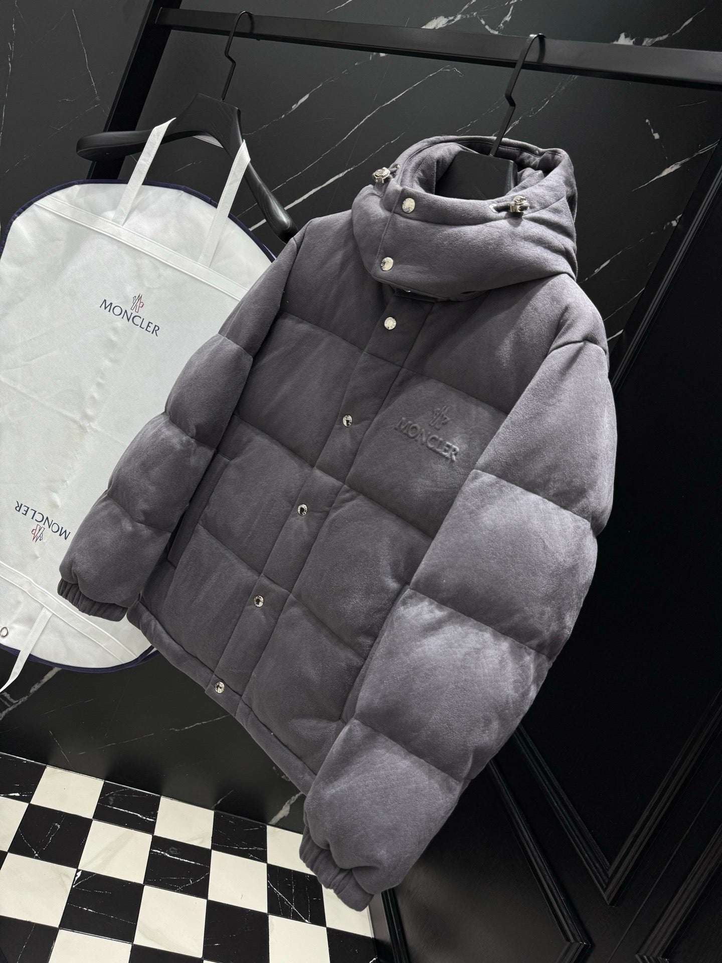 Dark Grey and White Jacket