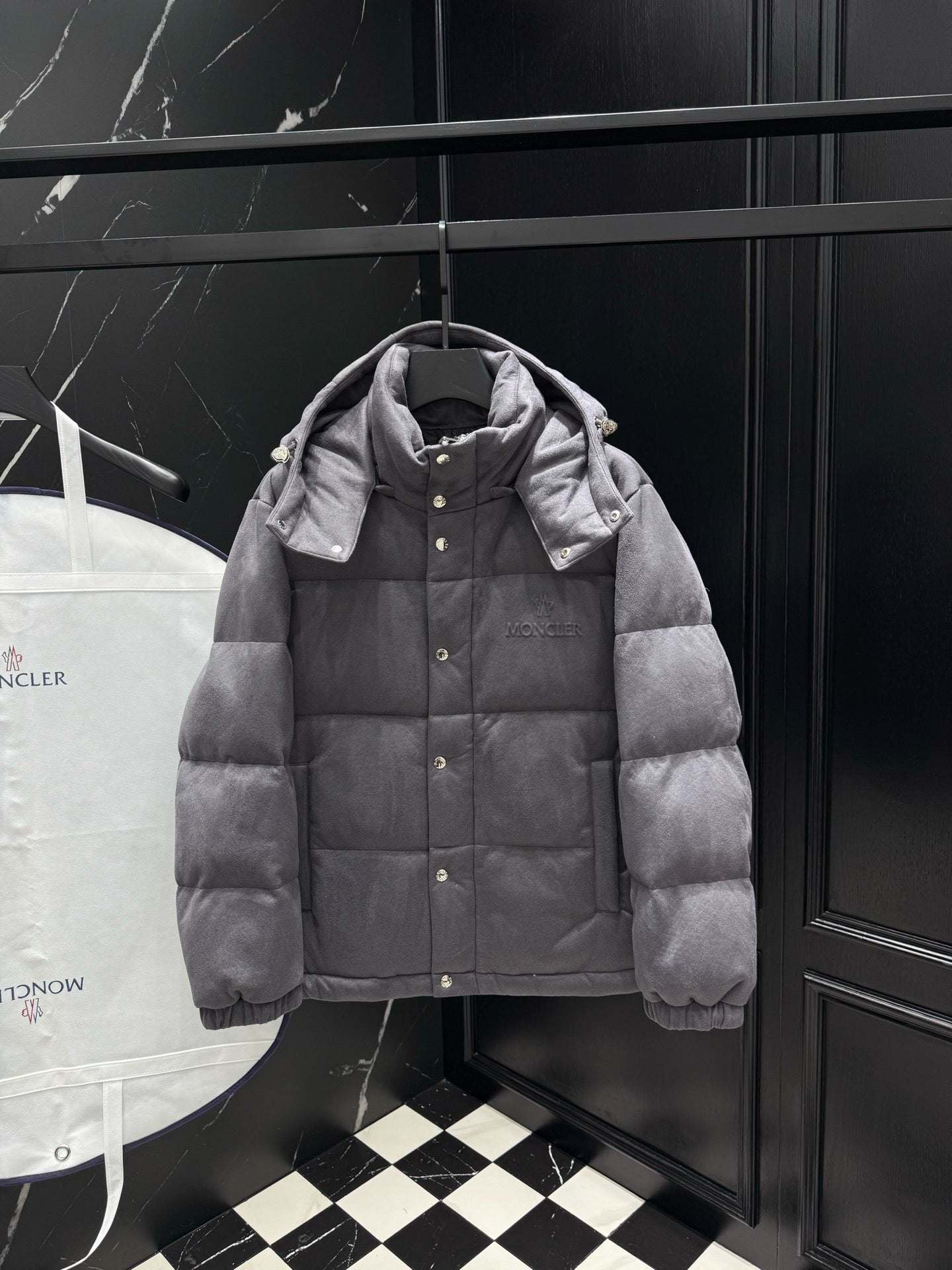 Dark Grey and White Jacket