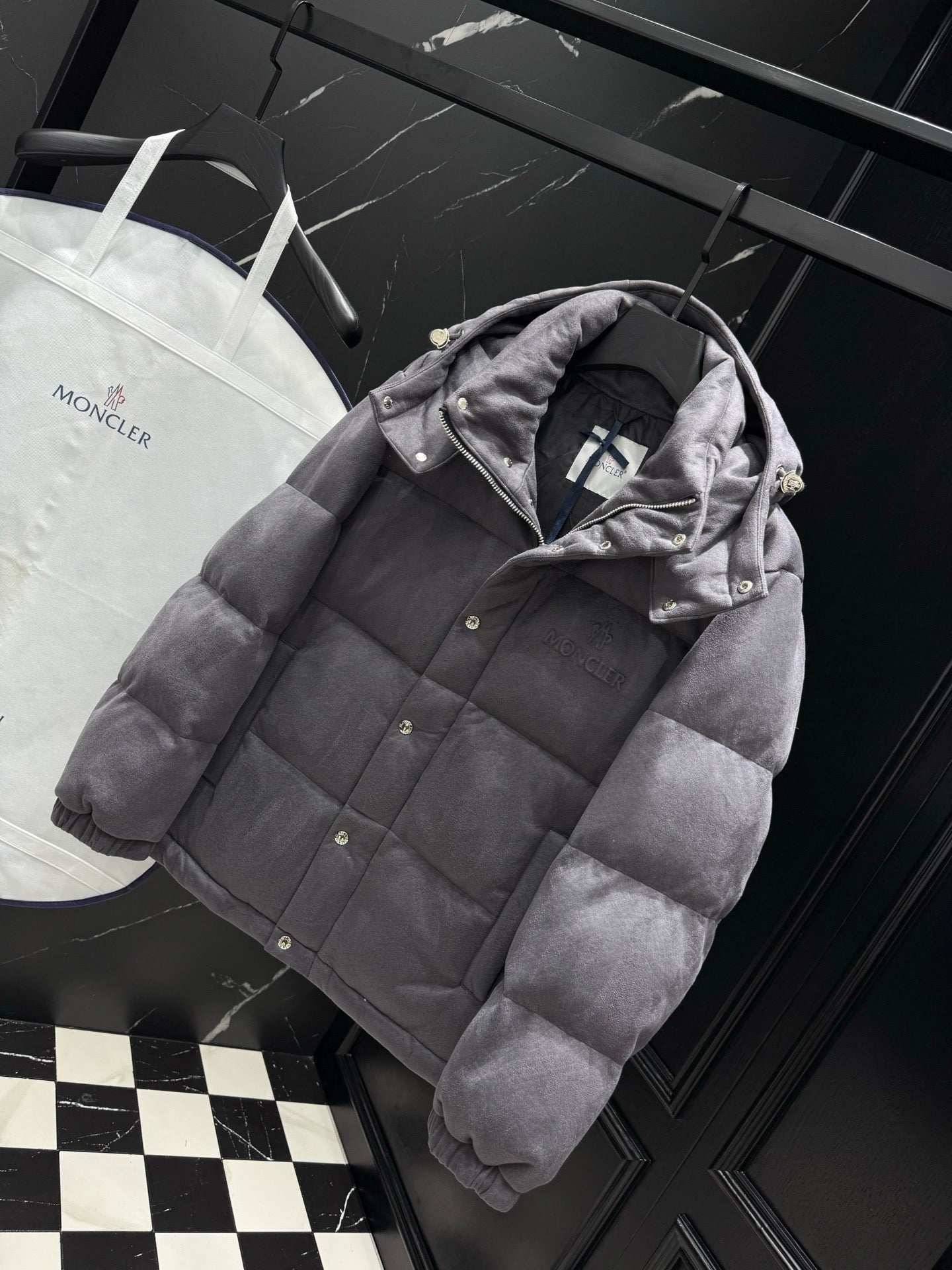 Dark Grey and White Jacket