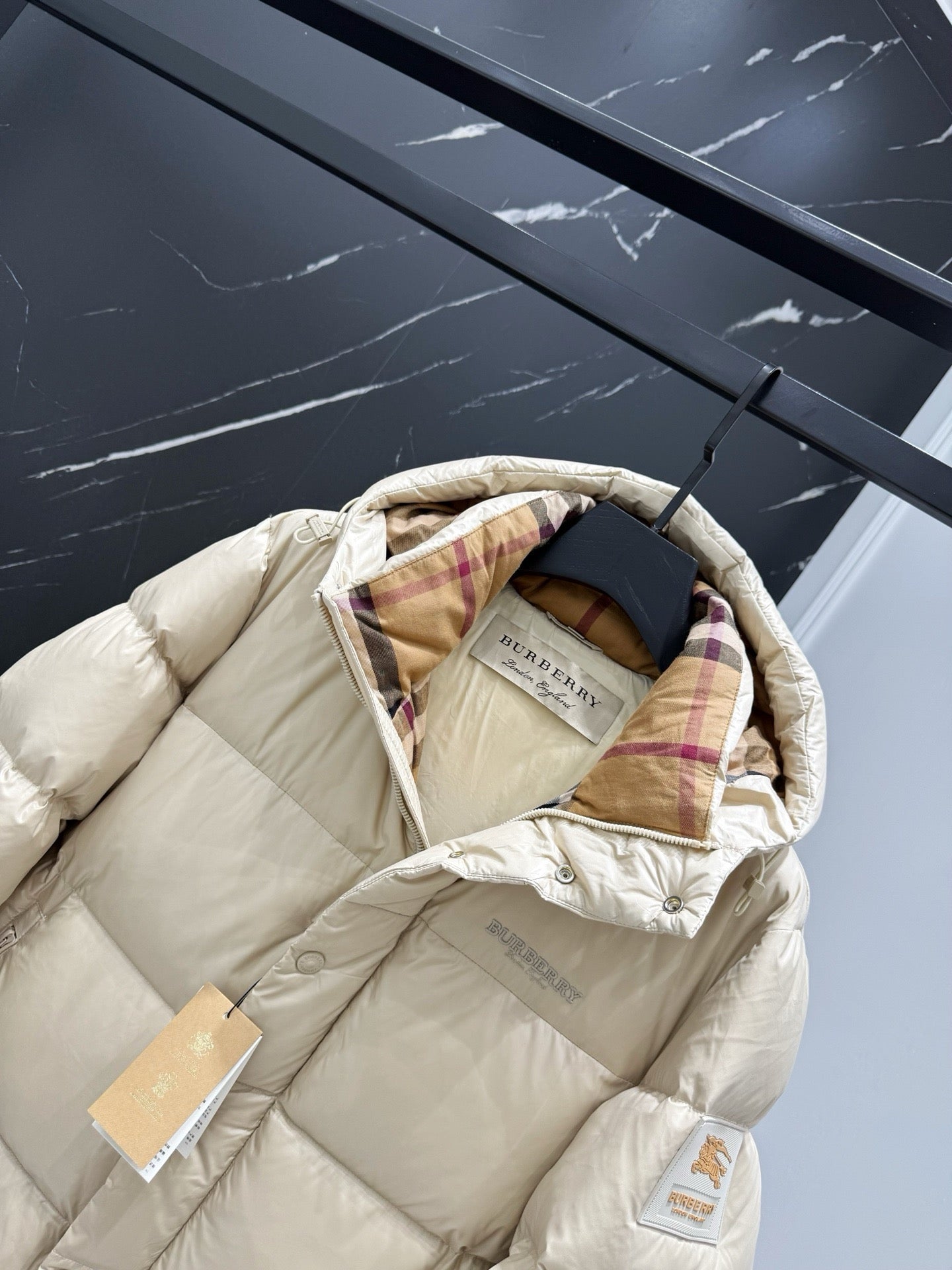 Black and Beige Jacket