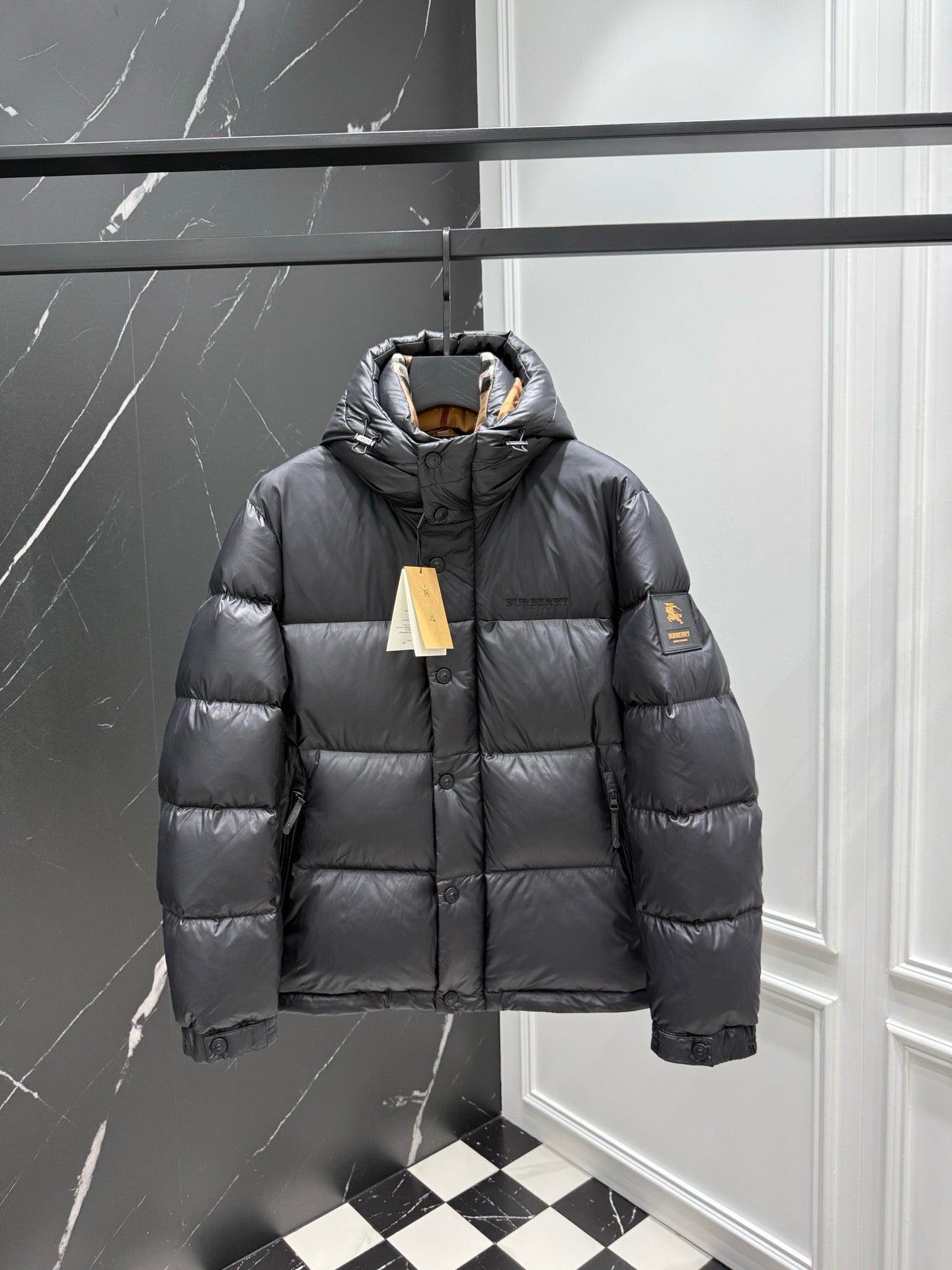 Black and Beige Jacket