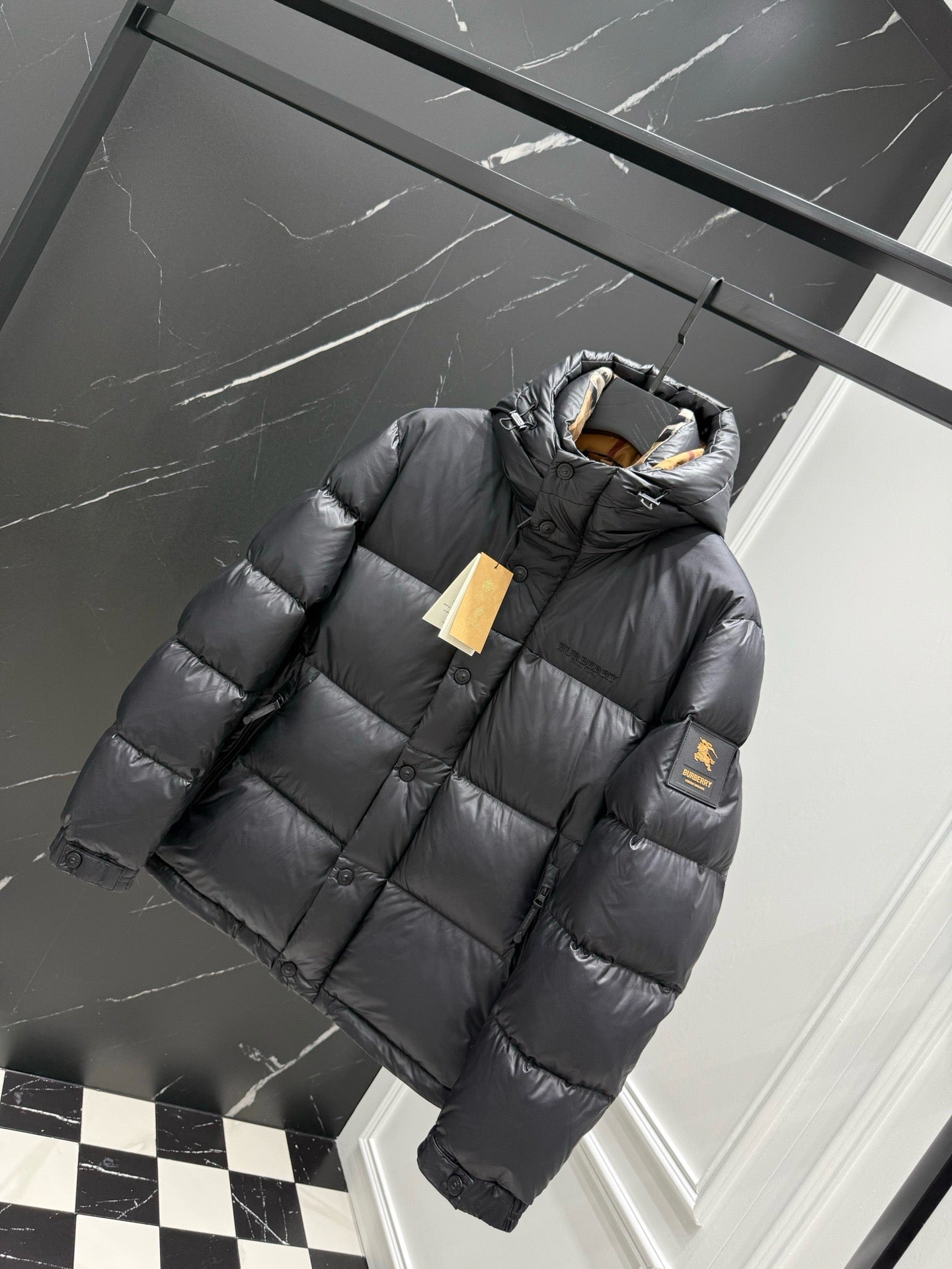 Black and Beige Jacket