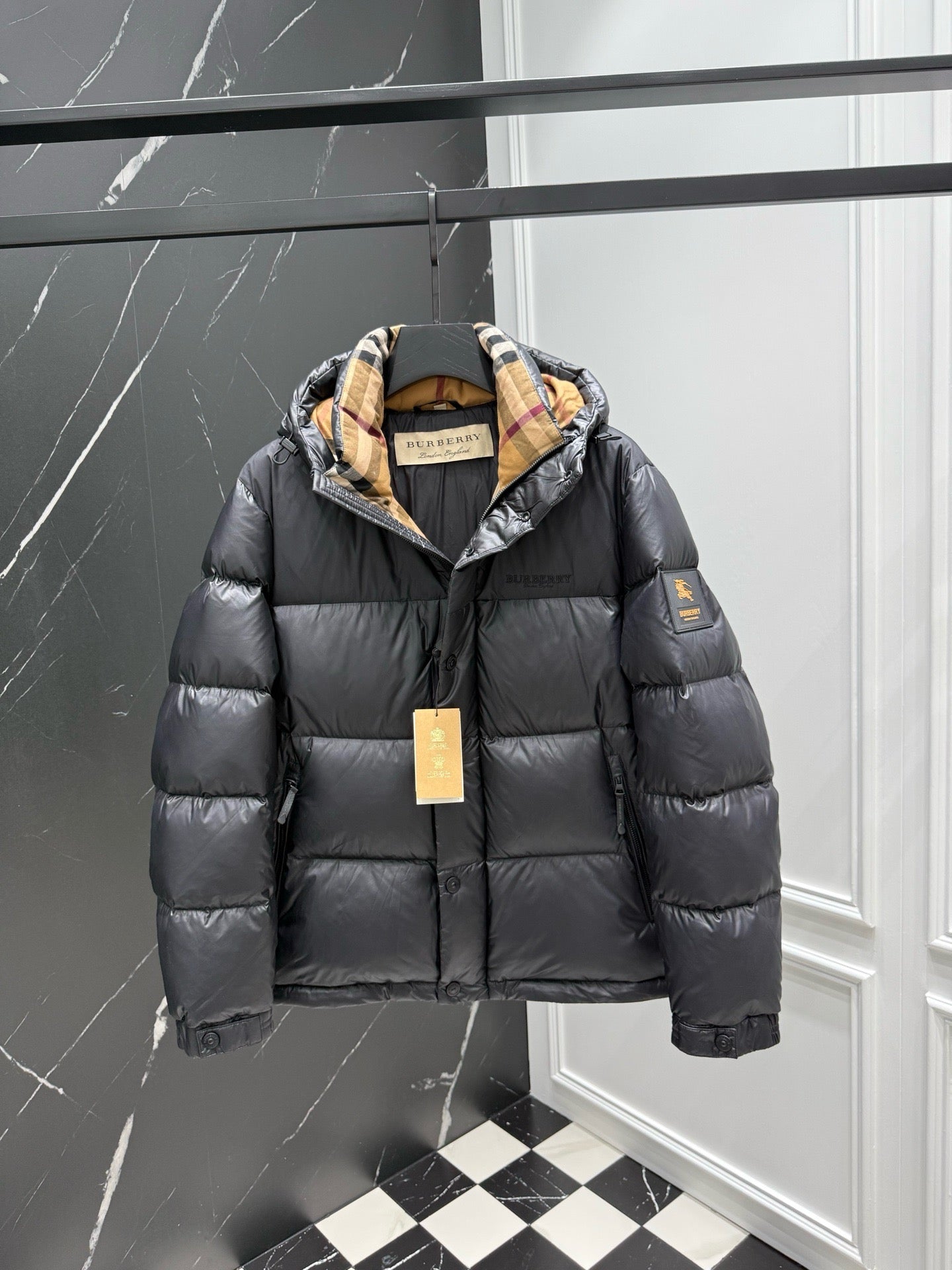 Black and Beige Jacket