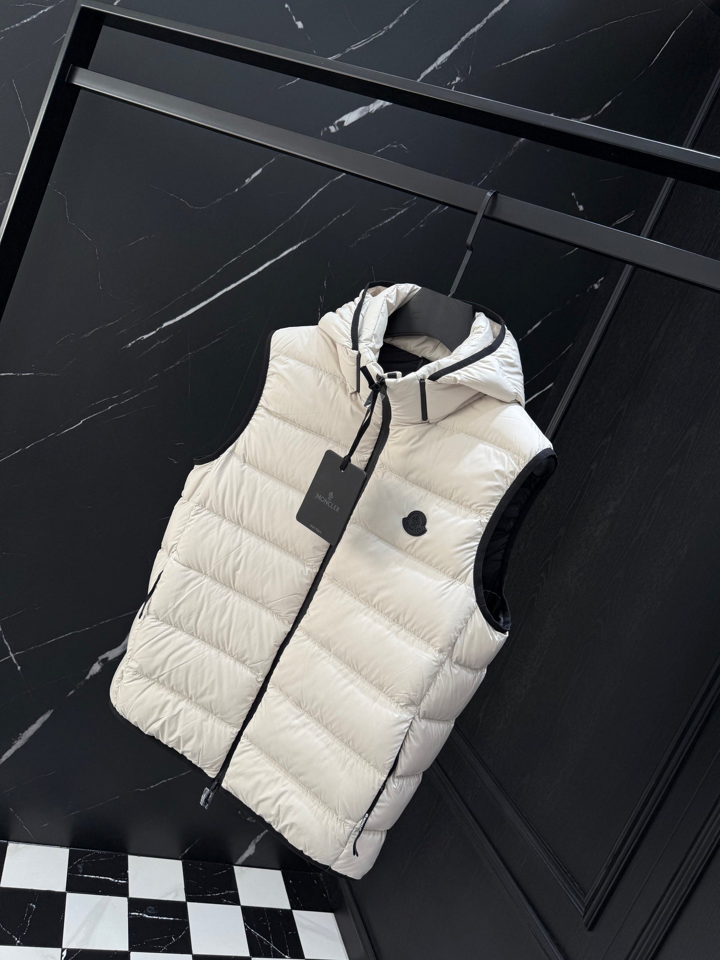 Black and White Vest