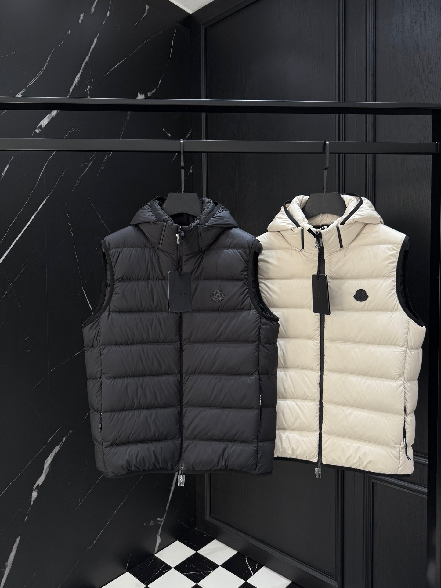 Black and White Vest