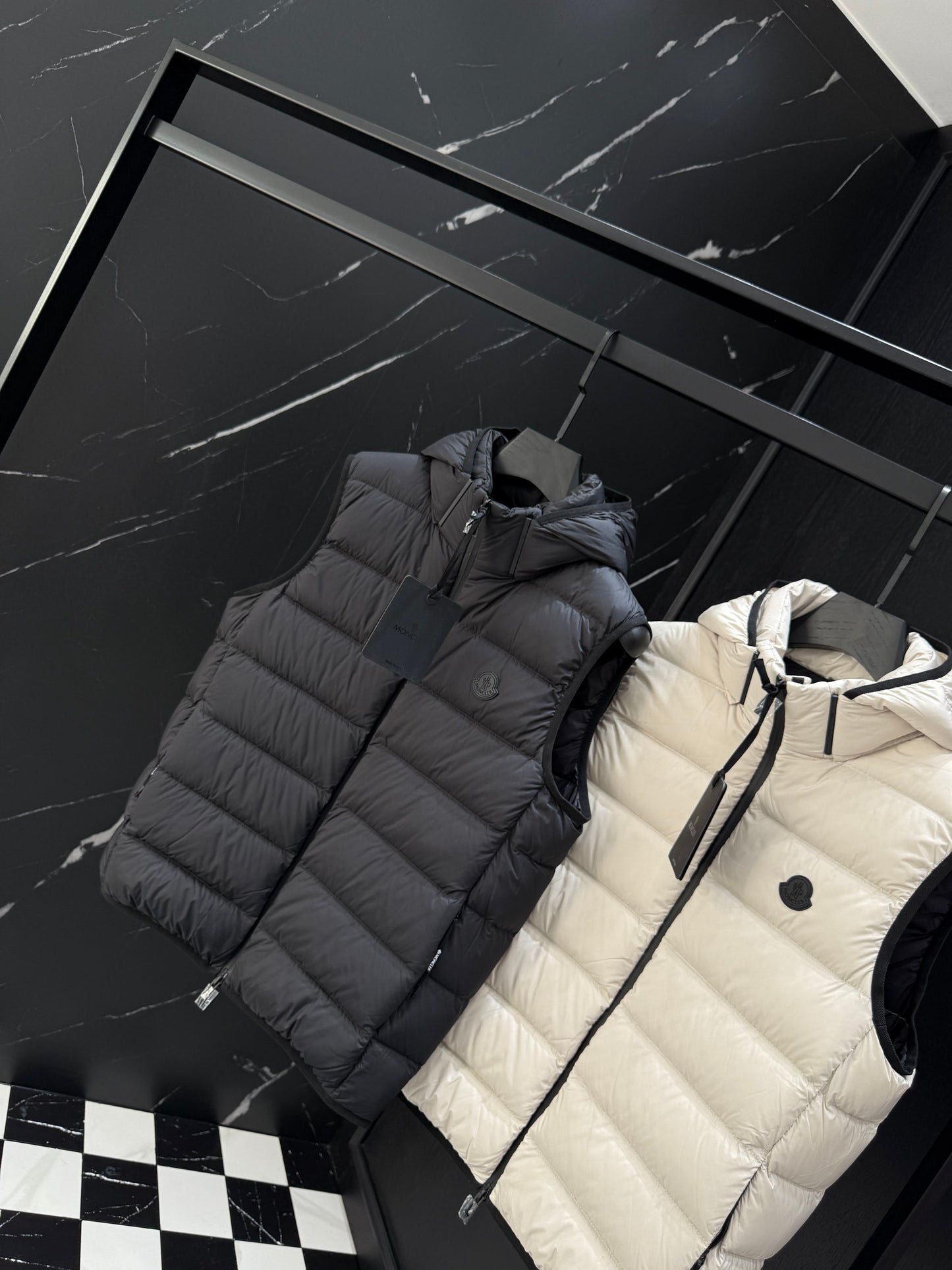 Black and White Vest