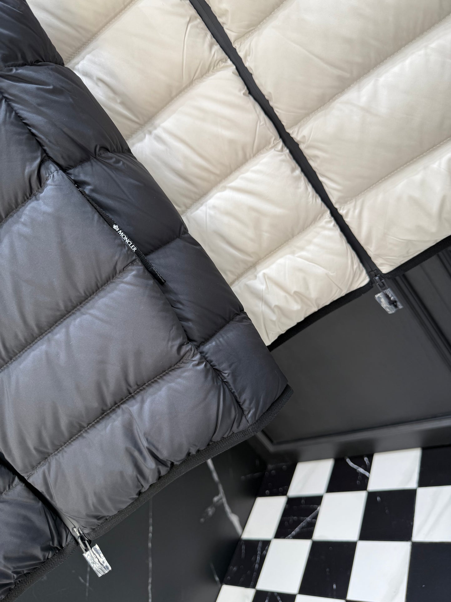 Black and White Vest