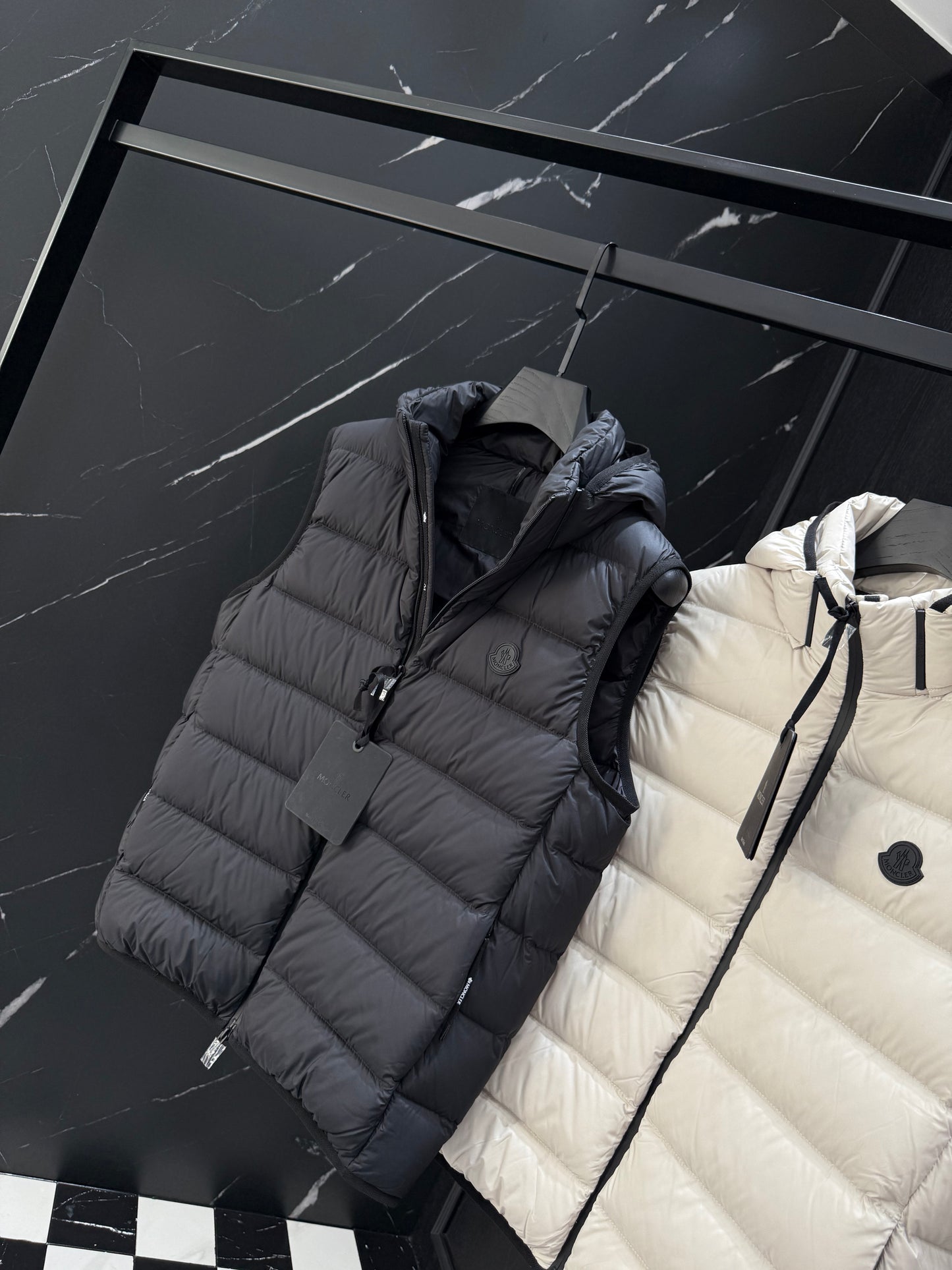 Black and White Vest