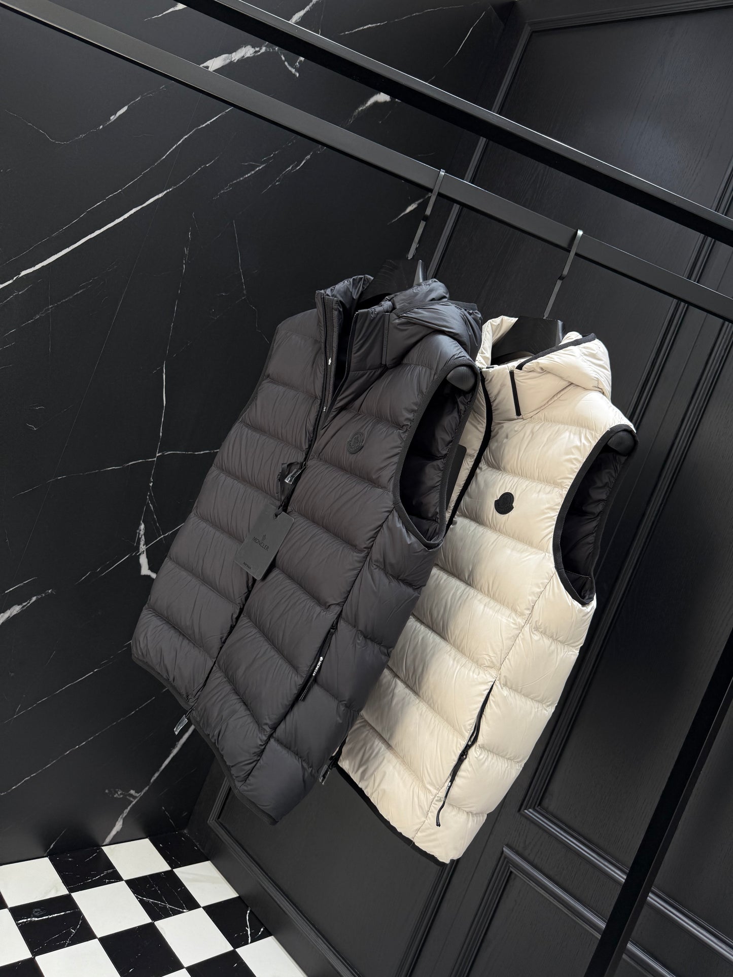 Black and White Vest