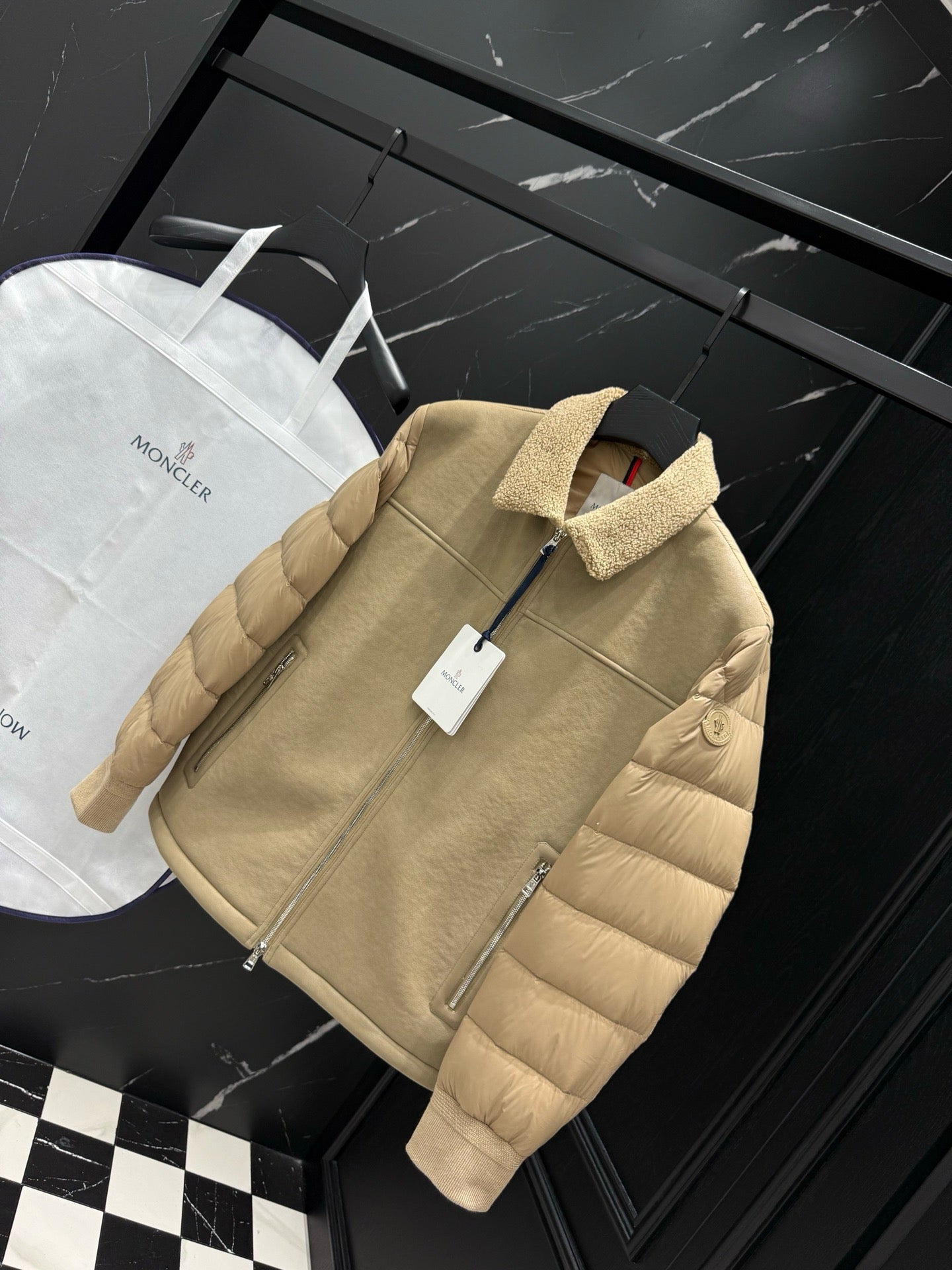 Black and Camel Jacket