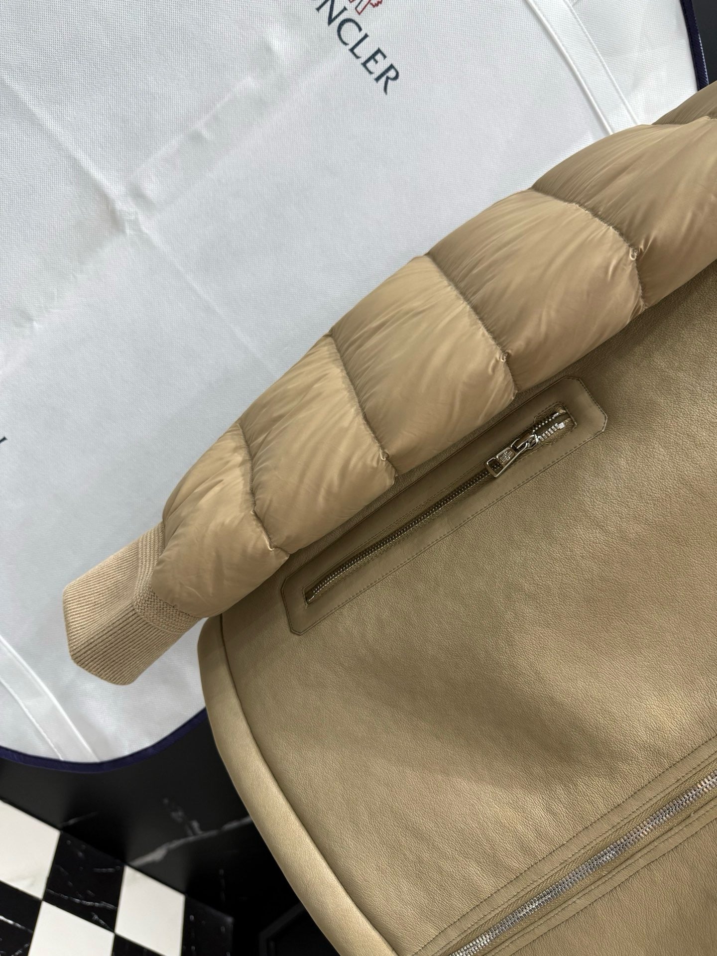 Black and Camel Jacket