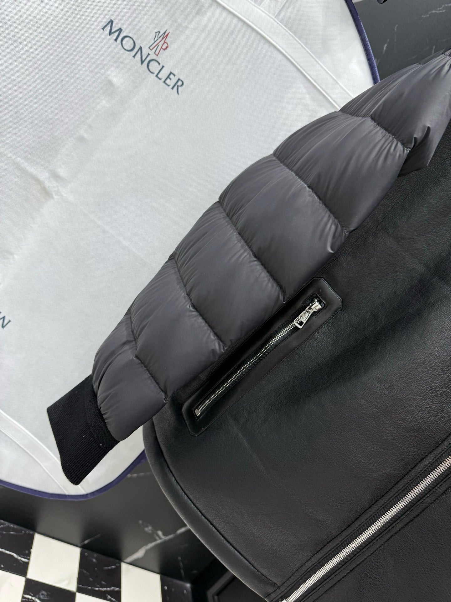 Black and Camel Jacket