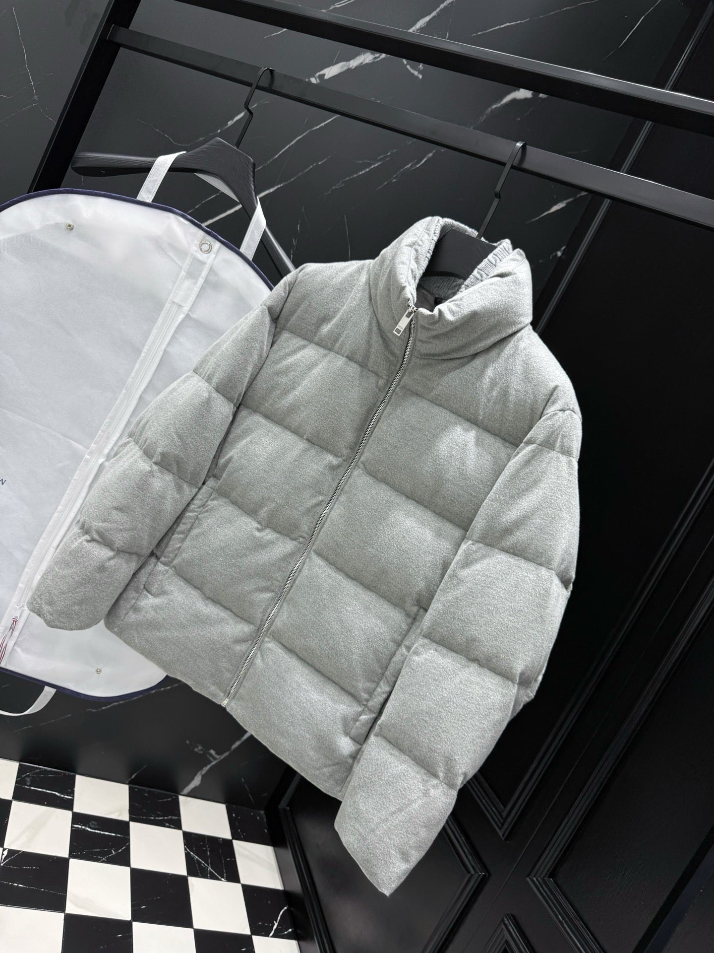 Grey and White Jacket