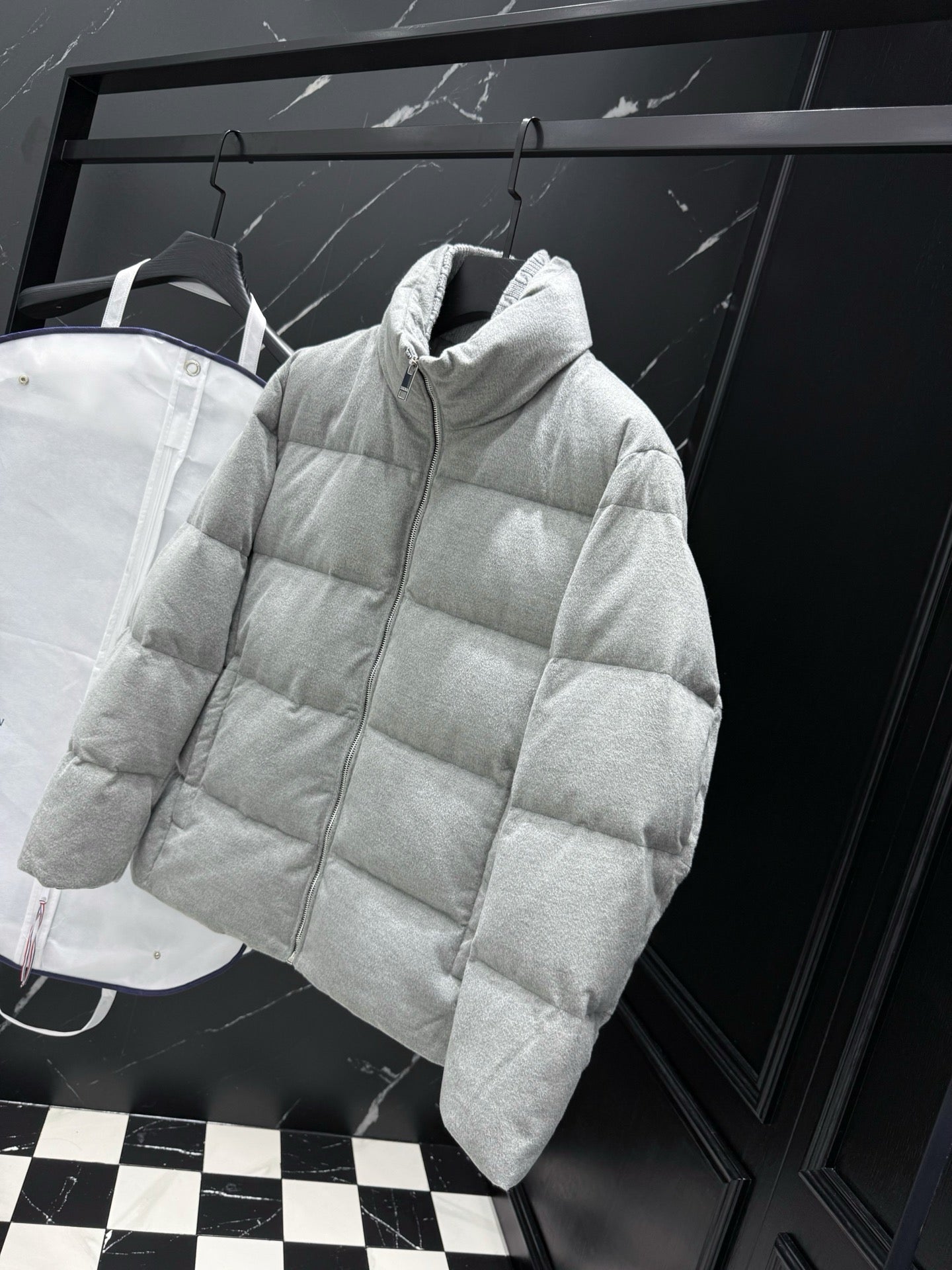 Grey and White Jacket