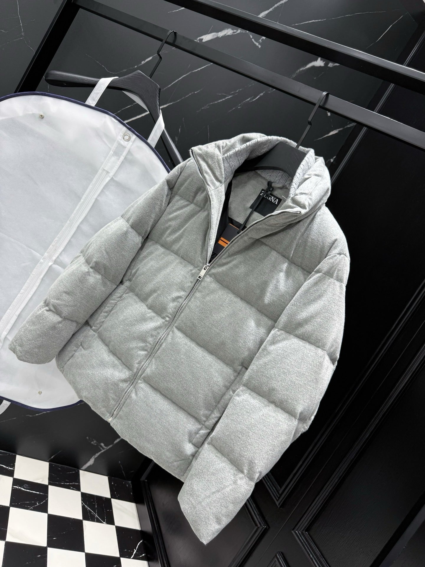 Grey and White Jacket