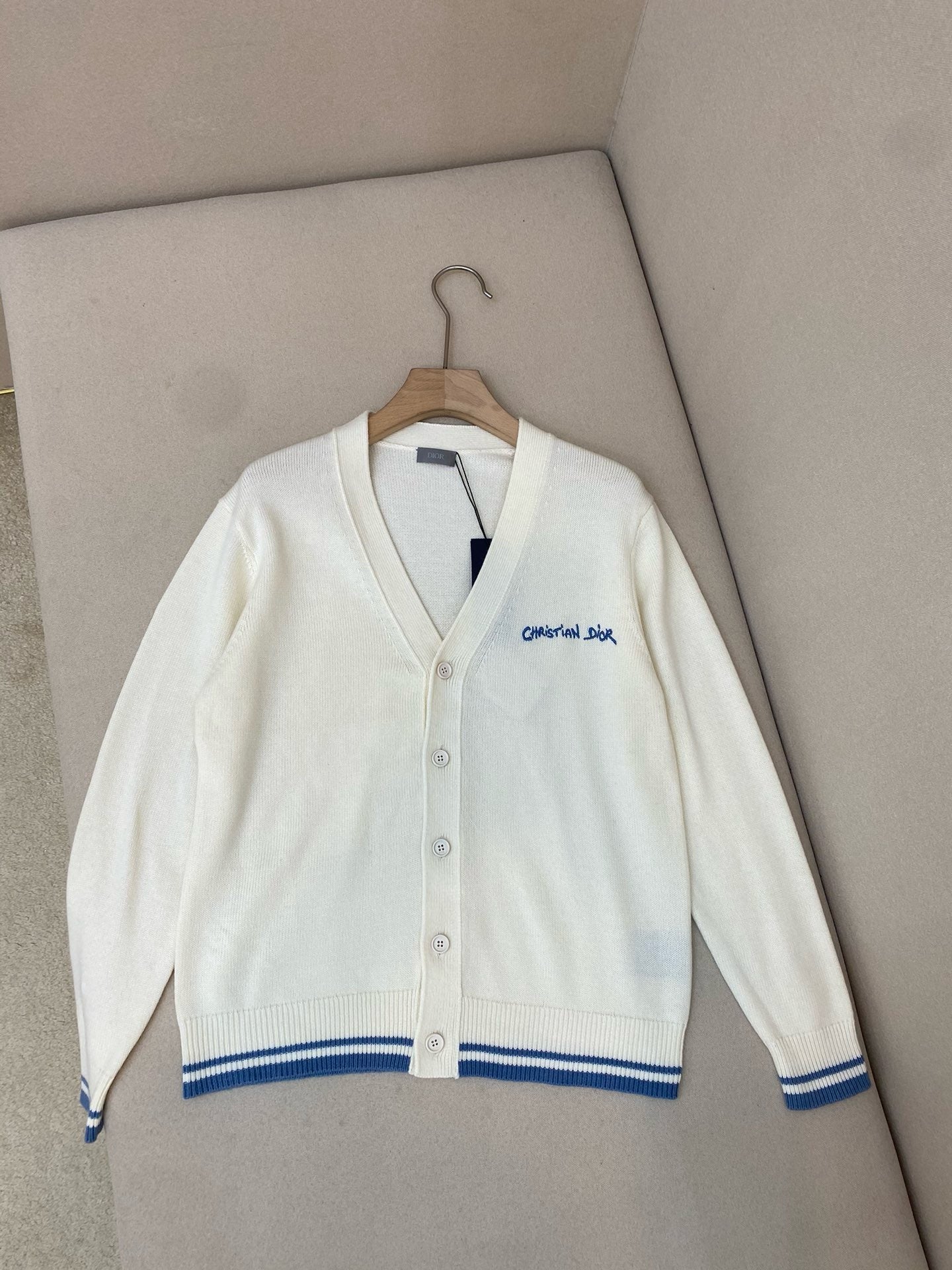 Blue and White Jacket