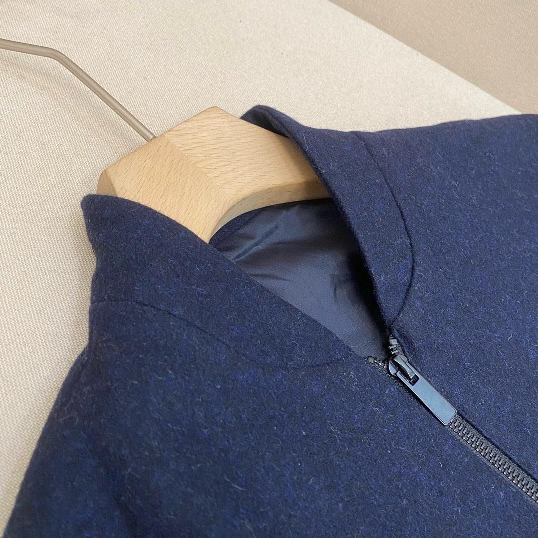 Dark Blue and Grey Jacket