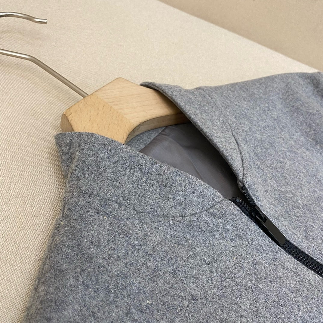 Dark Blue and Grey Jacket